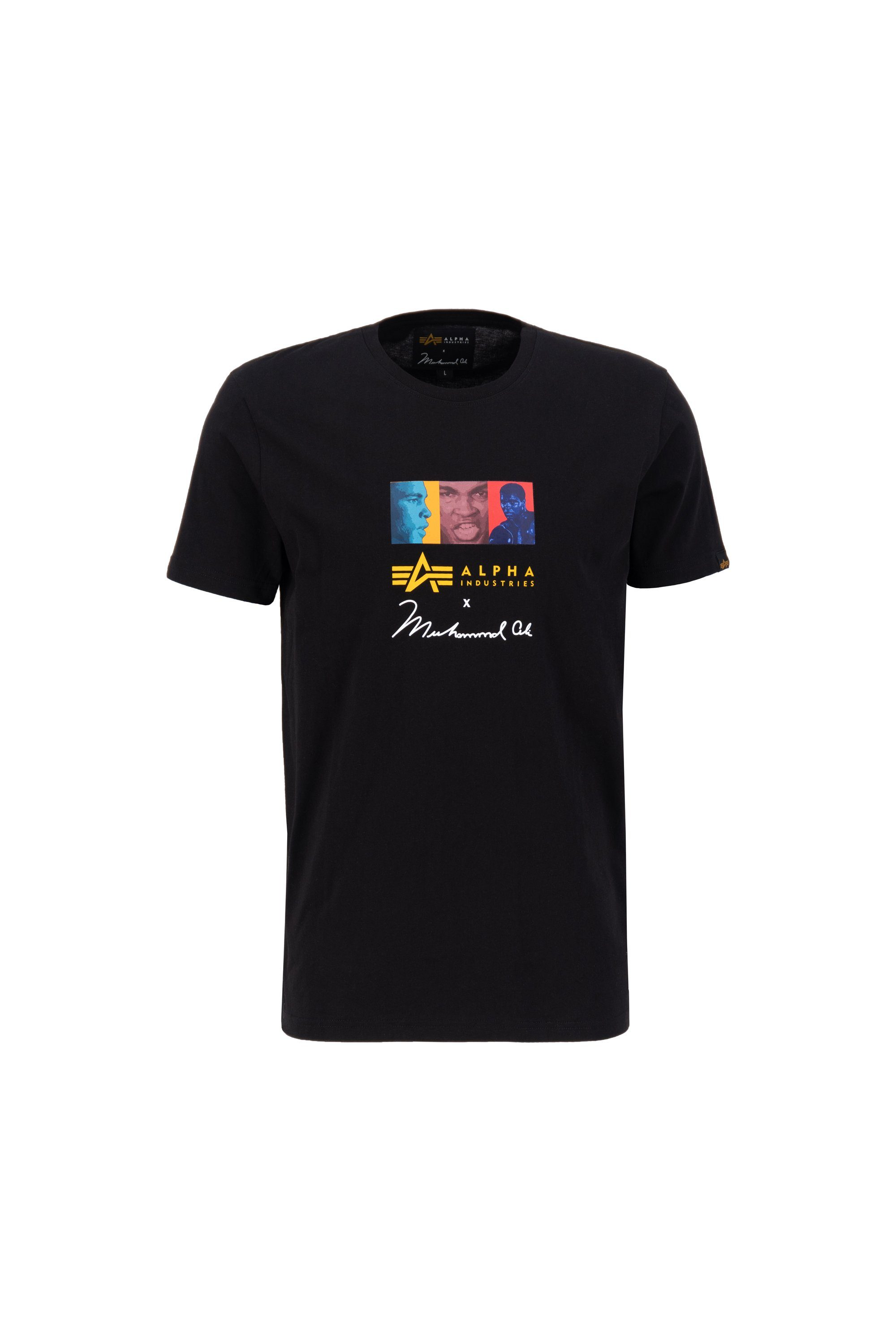 Alpha Industries T-Shirt Alpha Industries Men - T-Shirts Muhammad Ali Pop Art T black