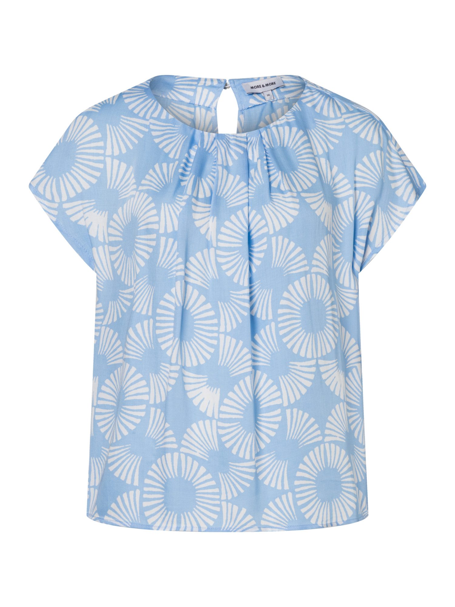 MORE&MORE Kurzarmbluse bedruckte Kurzarmbluse