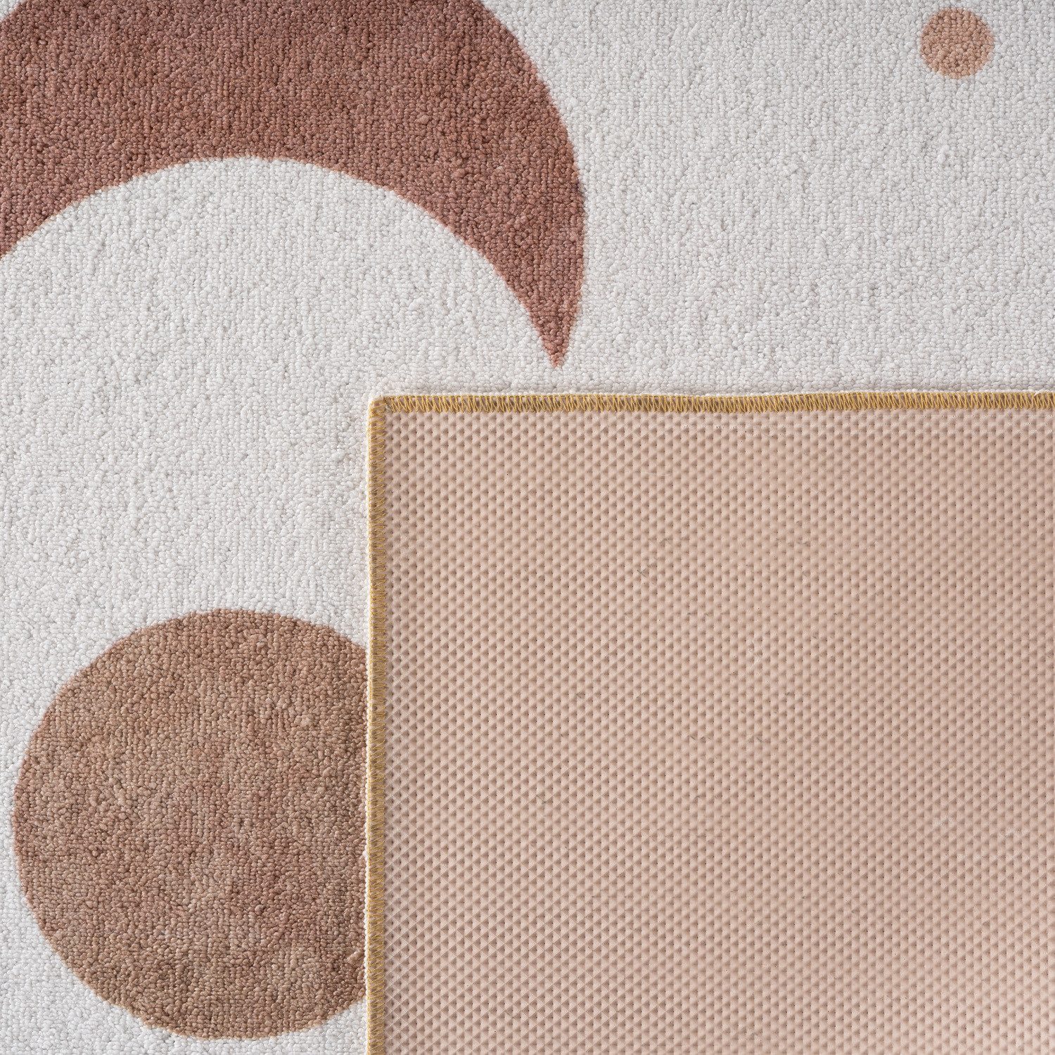 Ayyildiz Teppiche Kinderteppich COCO 1136, auch in rund erhältlich, rechteckig, Höhe: 8 mm, Waschbar bei 30 °C, rutschhemmend, OEKO-TEX® zertifiziert, Sonne Mond