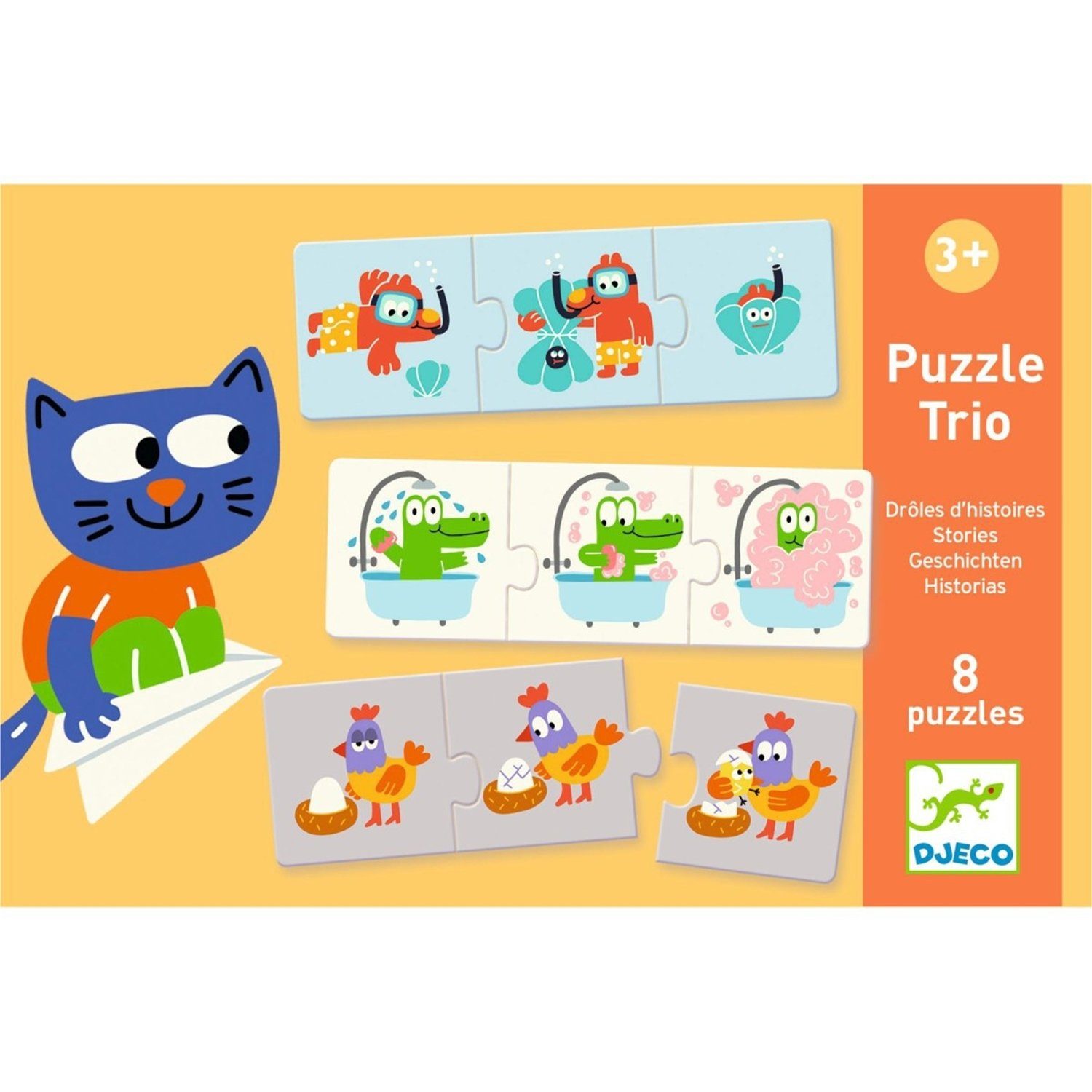 DJECO Puzzle DJ08117 Lernspiele: Puzzle duo/trio: günstig online kaufen