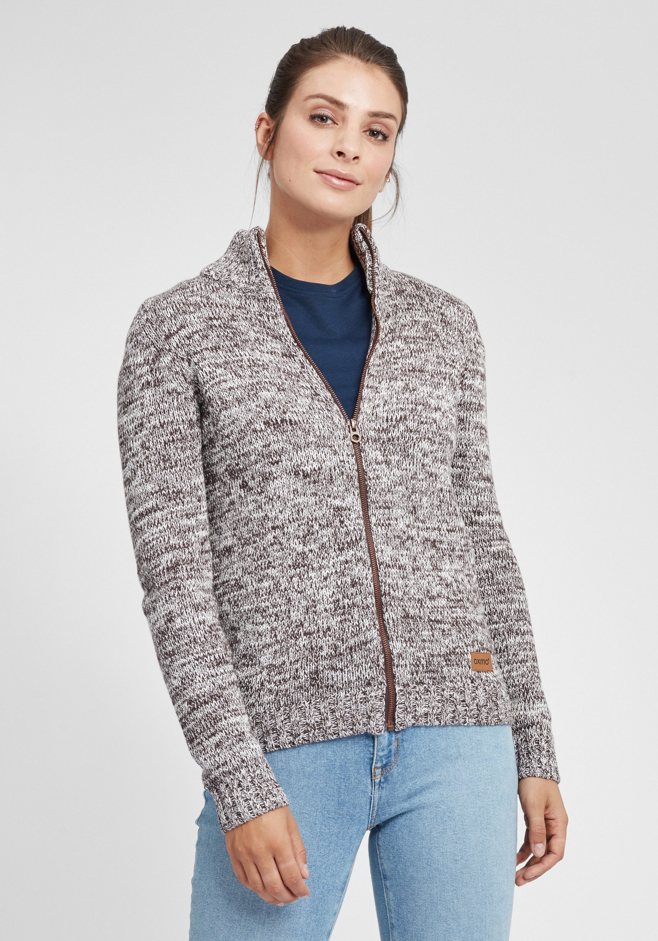 OXMO Strickjacke OXPhenix Cardigan mit Stehkragen günstig online kaufen
