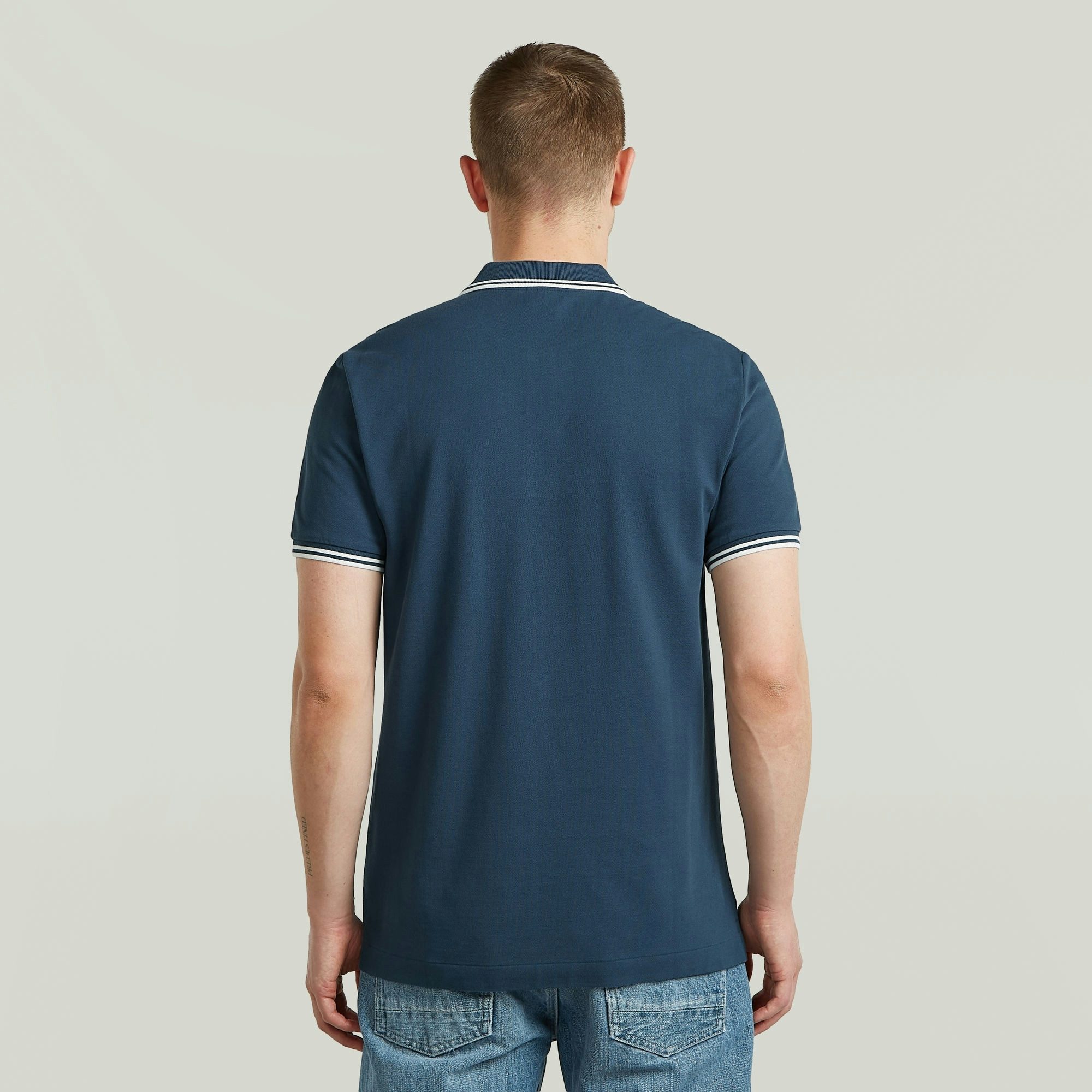G-STAR Poloshirt Poloshirt Dunda slim stripe in Kurzarm-Form – Bild 2 von 5