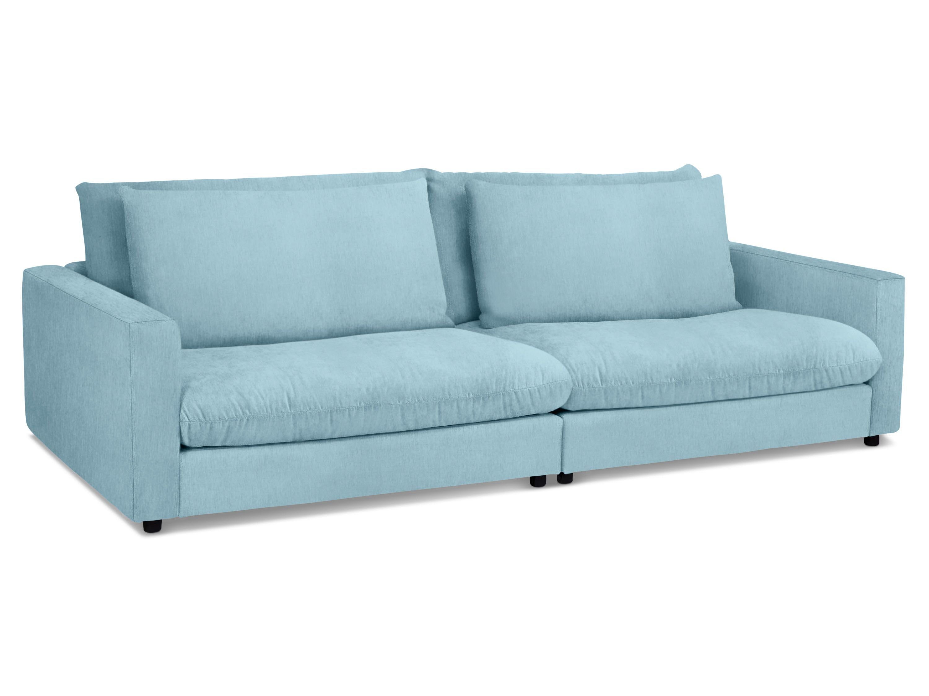 SANSIBAR Living Sofa Sofa, Sofa SANSIBAR WANGEROOGE (BHT 268x87x127 cm) BHT 268x87x127 cm aqua