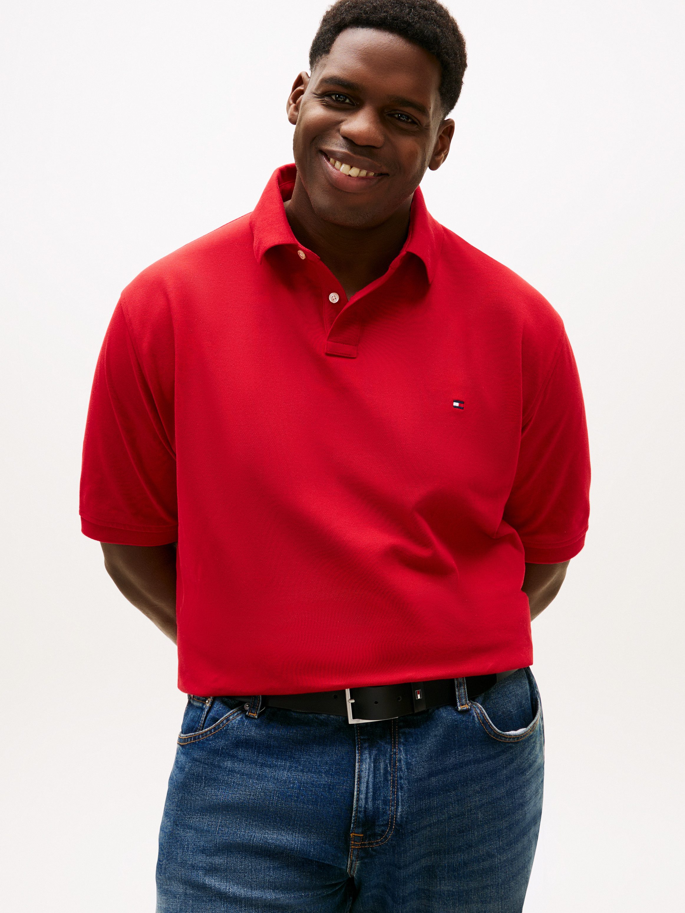 Tommy Hilfiger Big & Tall Poloshirt Plus 1985 Große Größen, Pique, regular günstig online kaufen