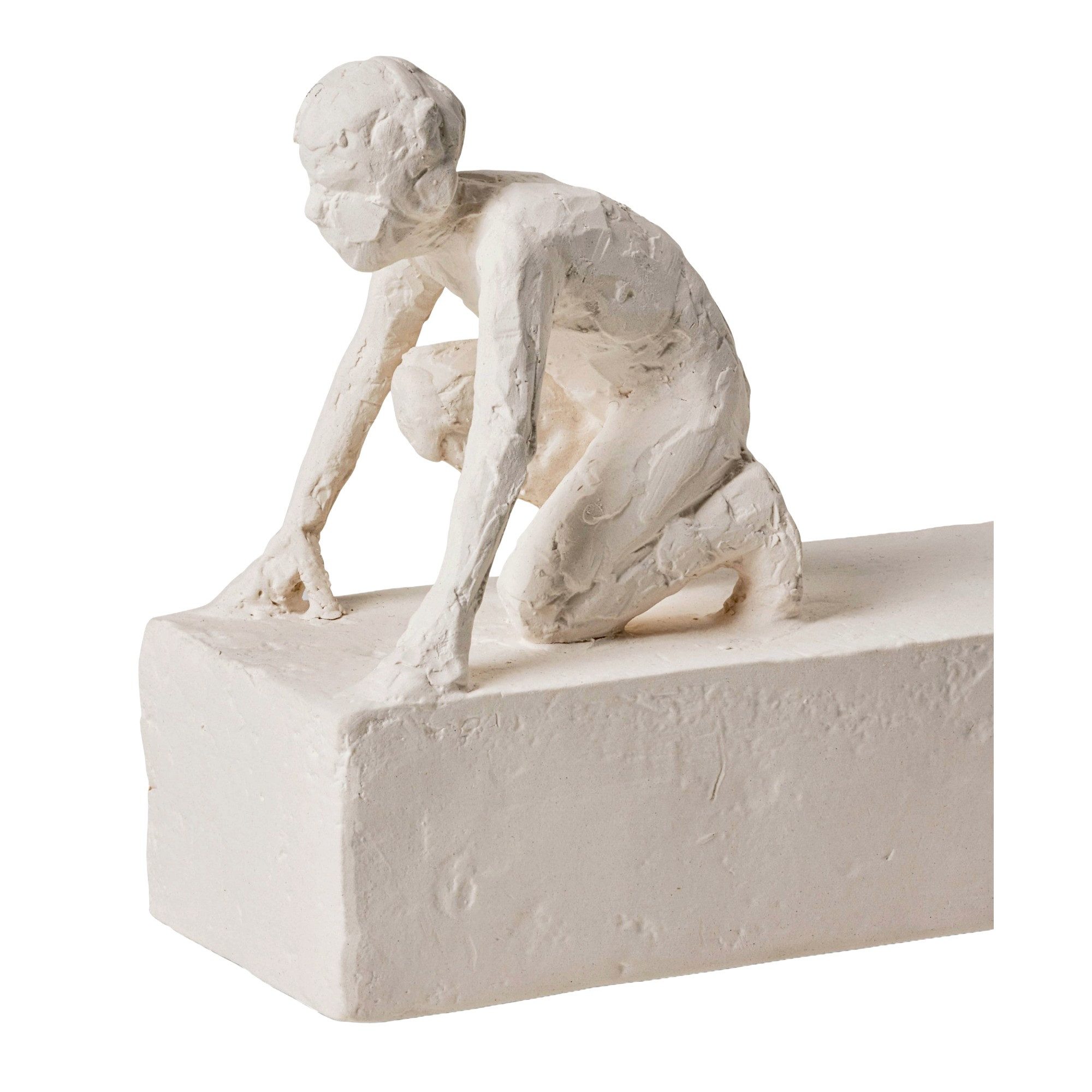 Kähler Dekofigur Kähler Astro Aries Widder H12 Steinzeug Weiß