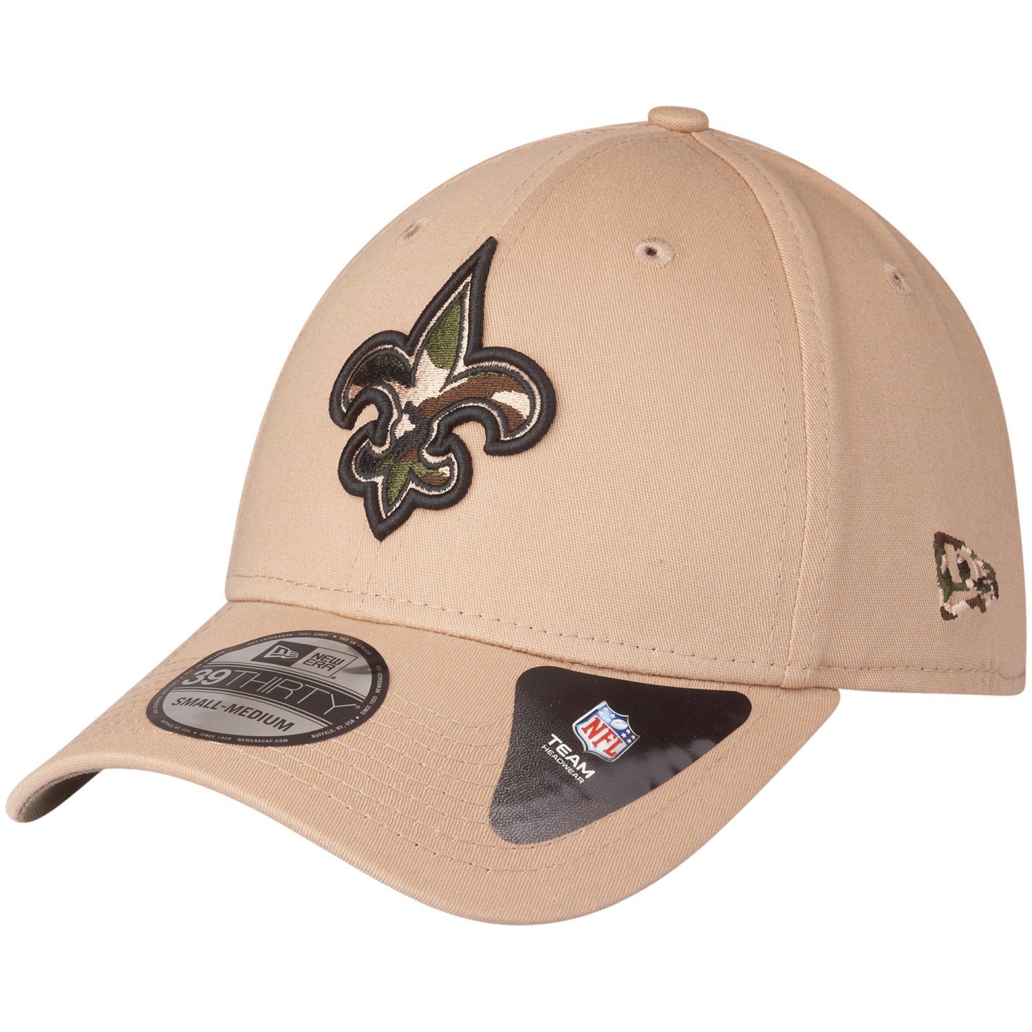 New Era Flex Cap 39Thirty Stretch NFL TEAMS New Orleans Saints