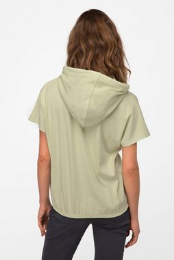 Laurasøn Sweatshirt Hoodie oversized Kapuze elastischer Saum