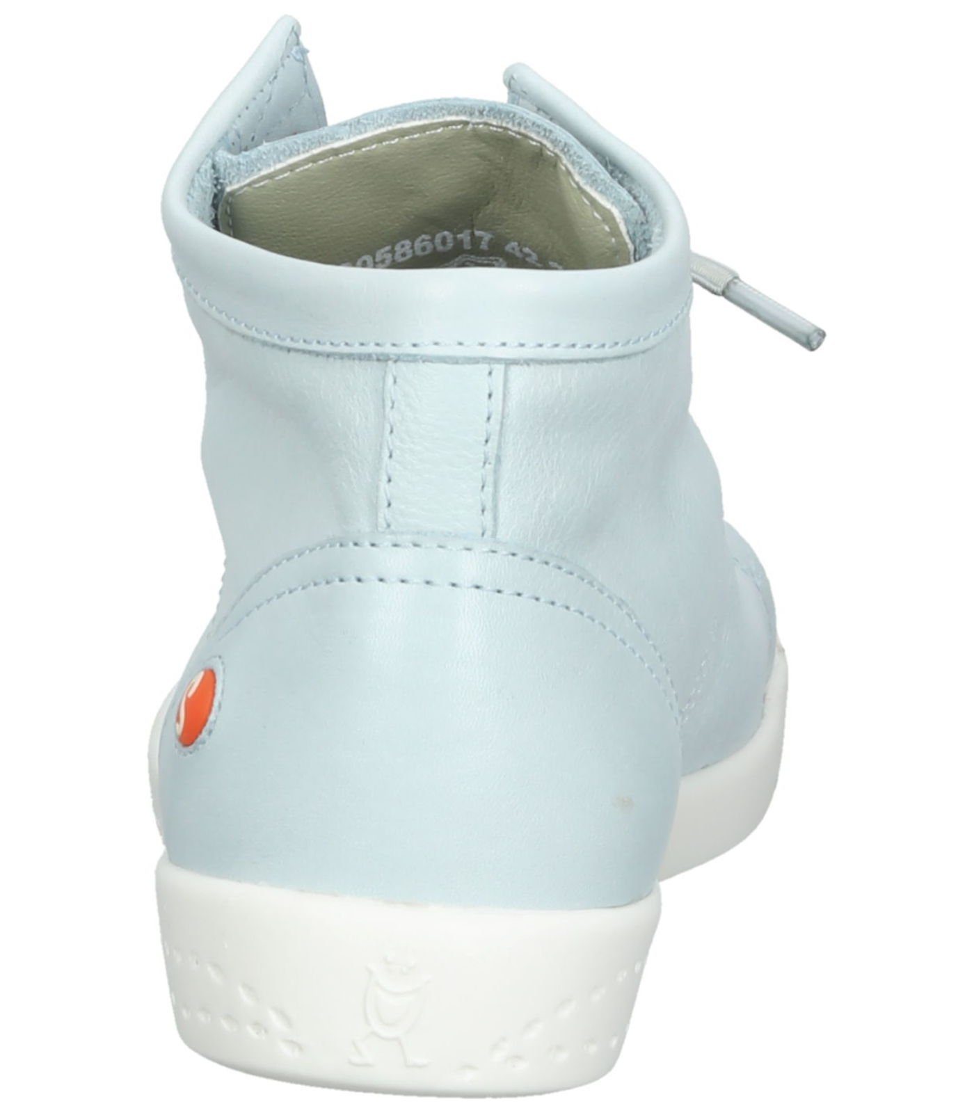 softinos Sneaker Leder Sneaker Hellblau