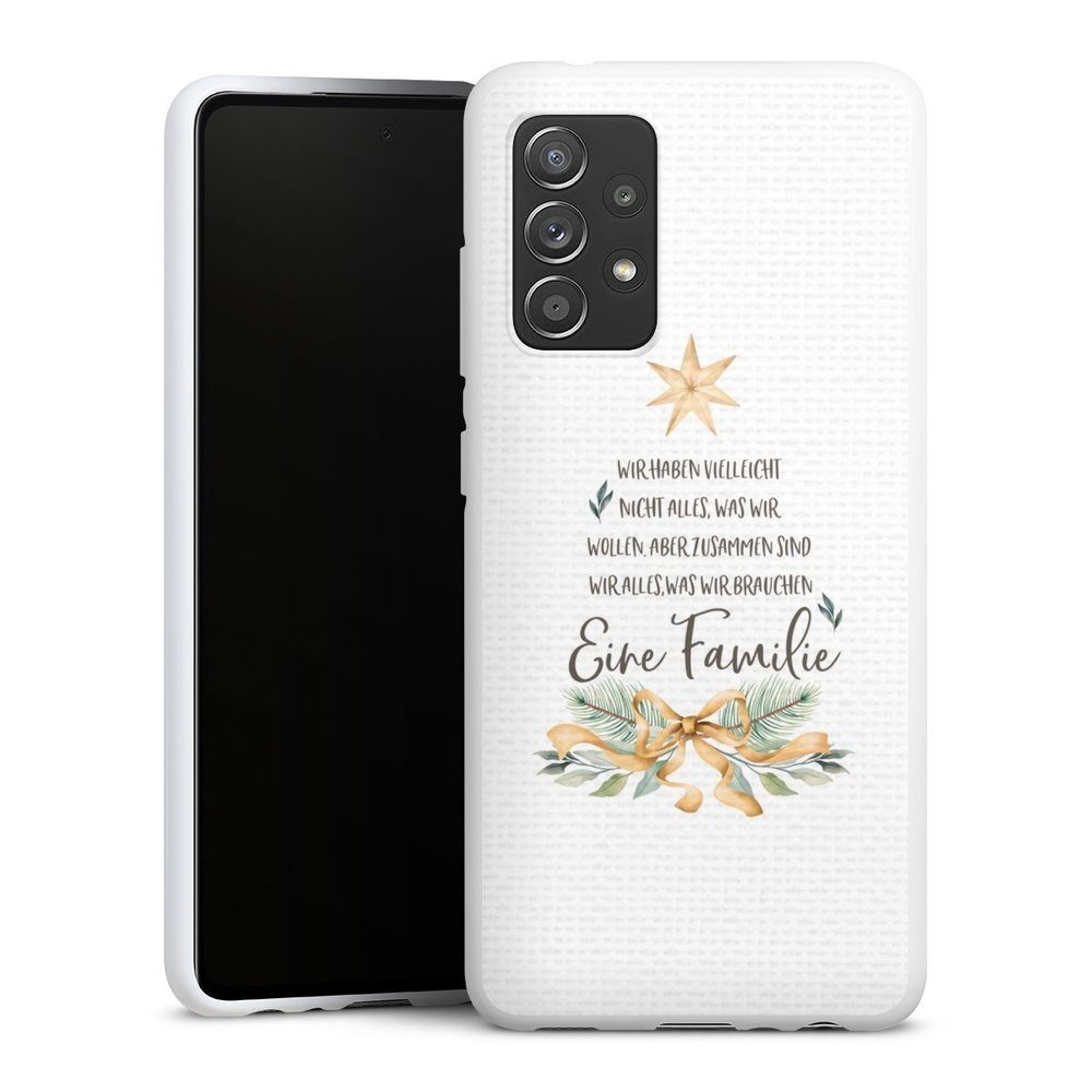 DeinDesign Handyhülle Eine Familie, Samsung Galaxy A52s 5G Silikon Hülle Bumper Case Handy Schutzhülle