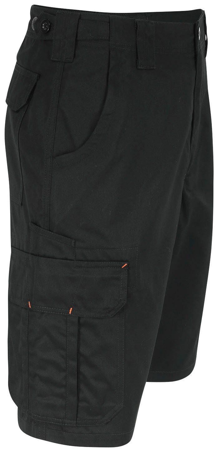 Herock Arbeitshose Tyrus Bermuda angenehm leicht, wasserabweisend, einstellbarer Bund, Sehr Taschen, schwarz 7