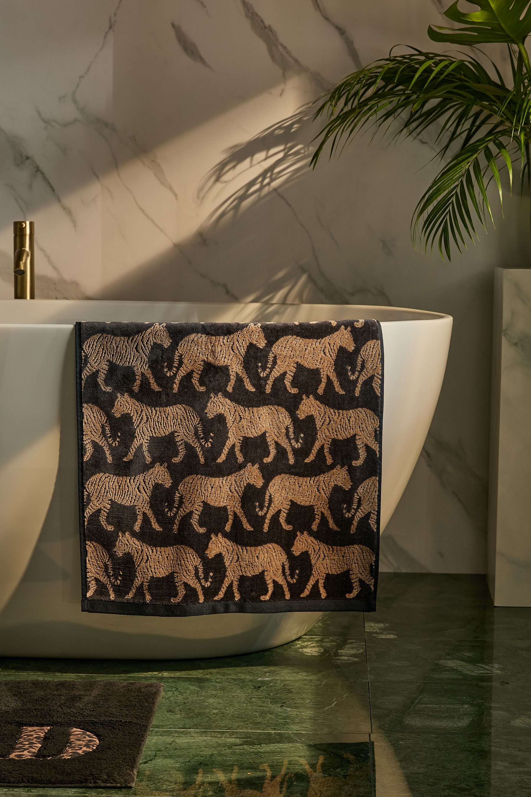 Next Handtuch Handtuch aus 100 % Baumwolle, Tiger, (1-St)
