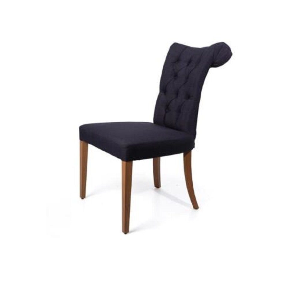 Stuhl Design Stuhl Deco Luxus Polster Art Massivholz JVmoebel Lehnstuhl Stühle Stoff