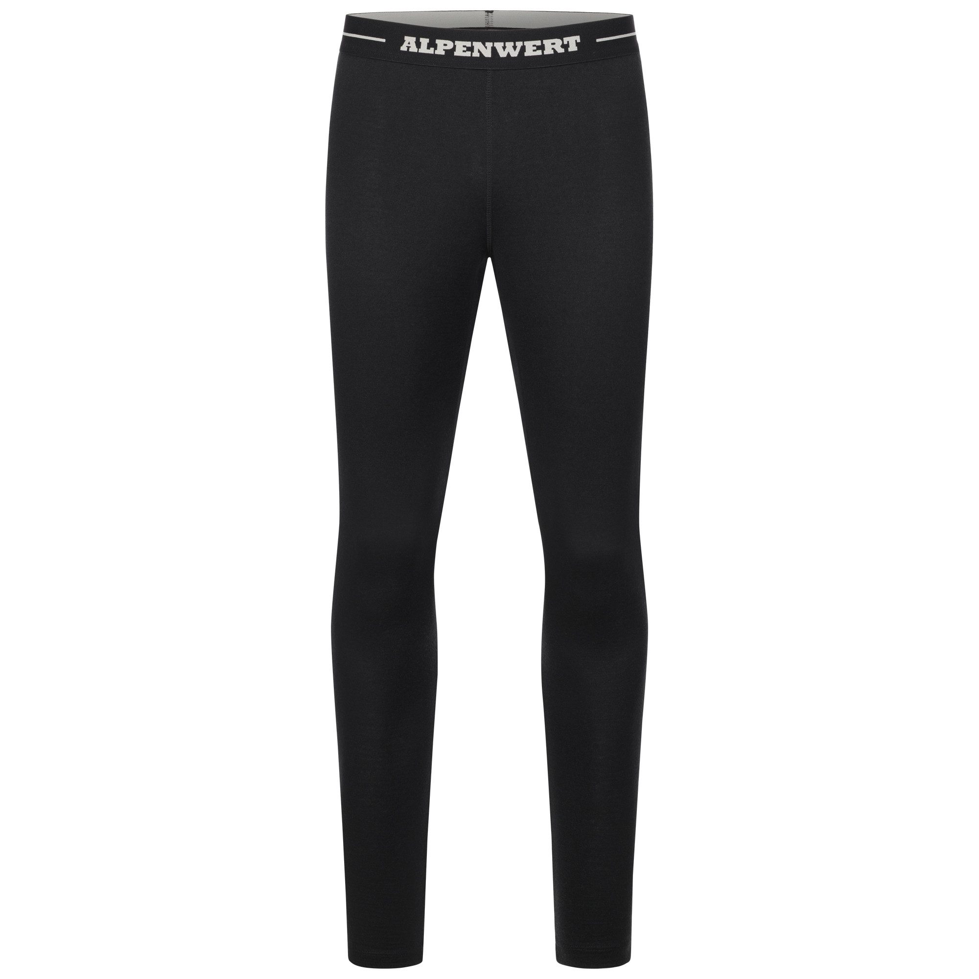 Alpenwert Lange Unterhose Herren aus 100% Merinowolle – atmungsaktiv, weich & wärmend (Packung) Antibakteriell, Anti-Schweiß-Geruch, Isolierend