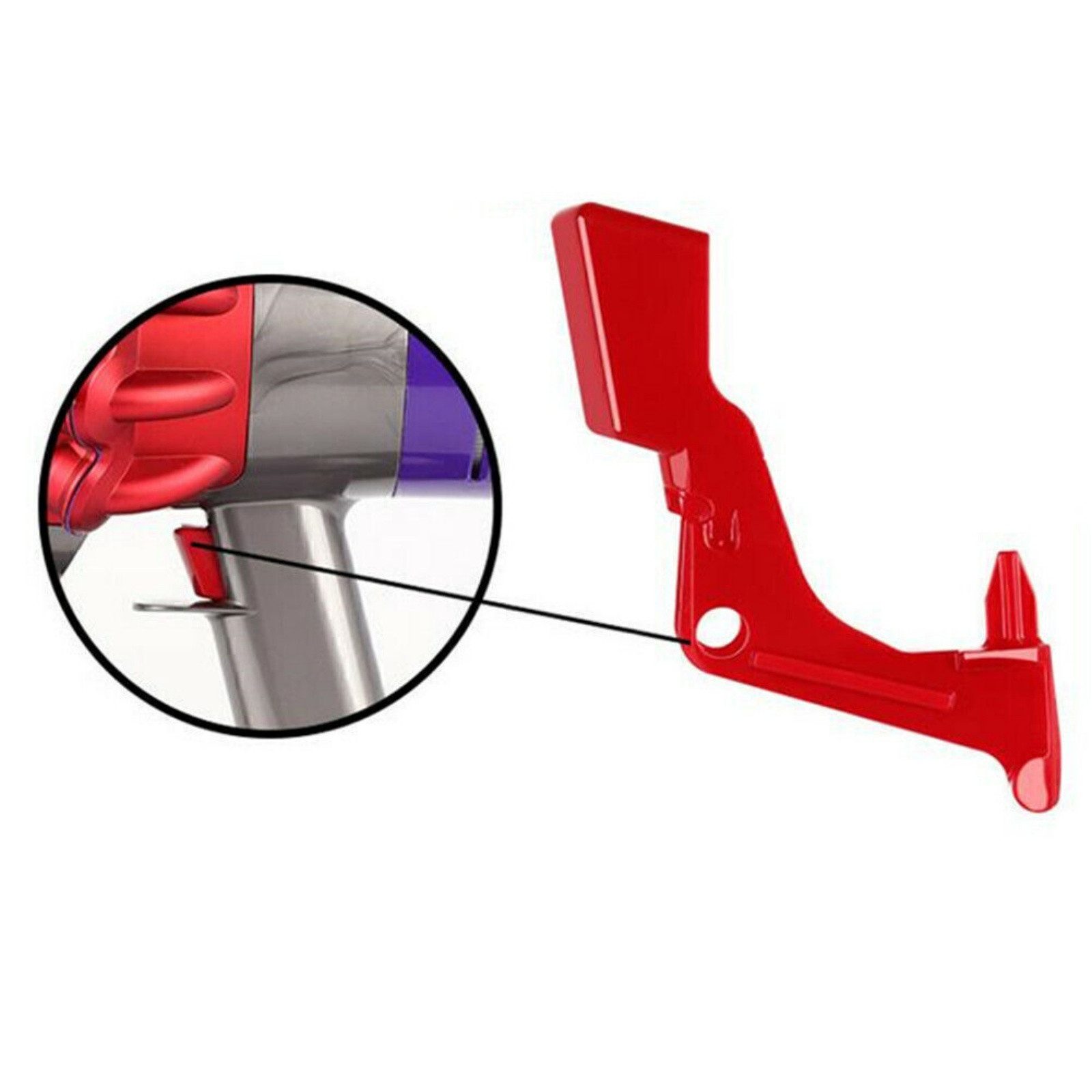 YUBRO-STUDIO Universaladapter für Staubsaugerrohre Ein/Aus-Schalter Auslöser Ersatz für Dyson V10 / V11 Staubsauger