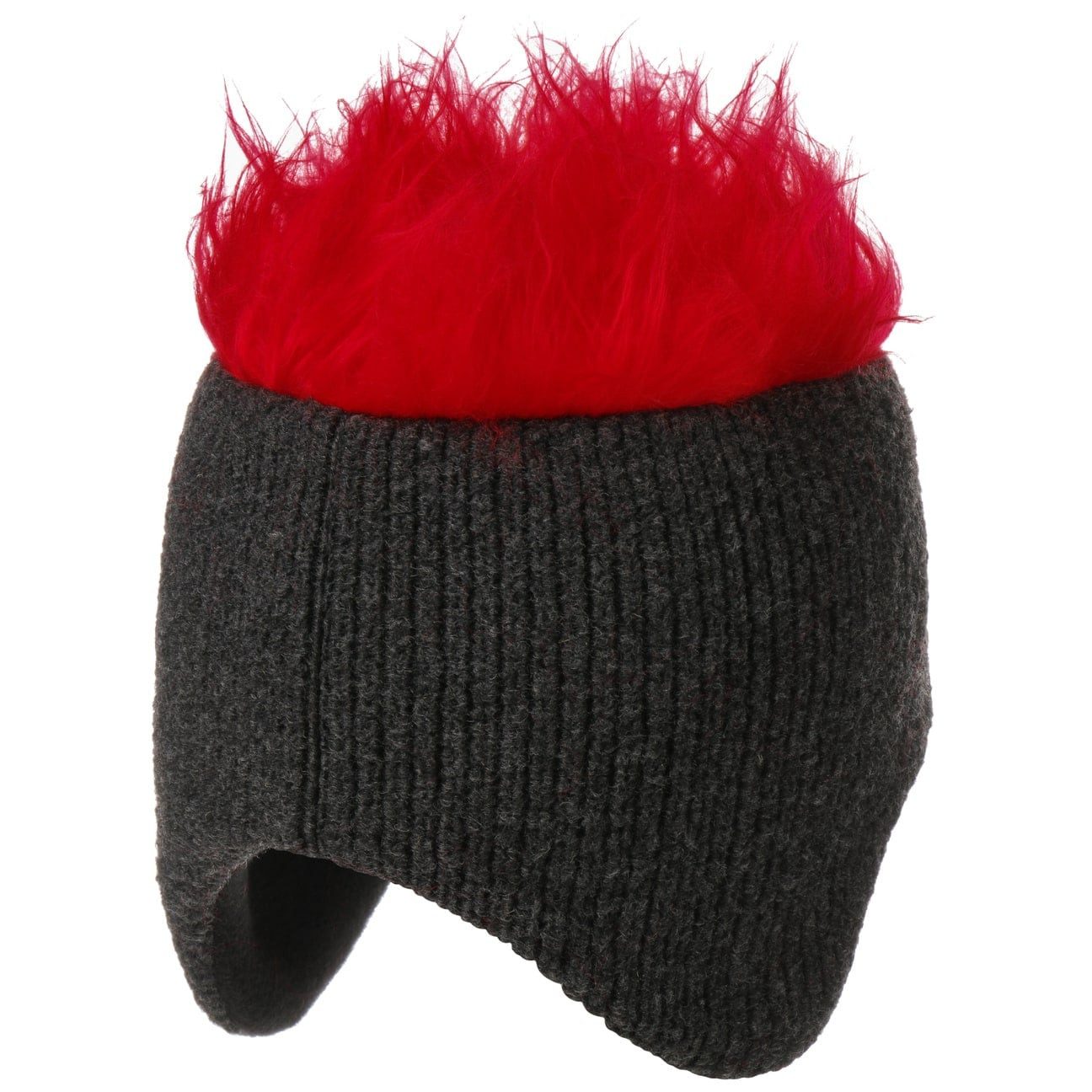 Eisbär Strickmütze (1-St) Wintermütze mit Futter, Made in Austria