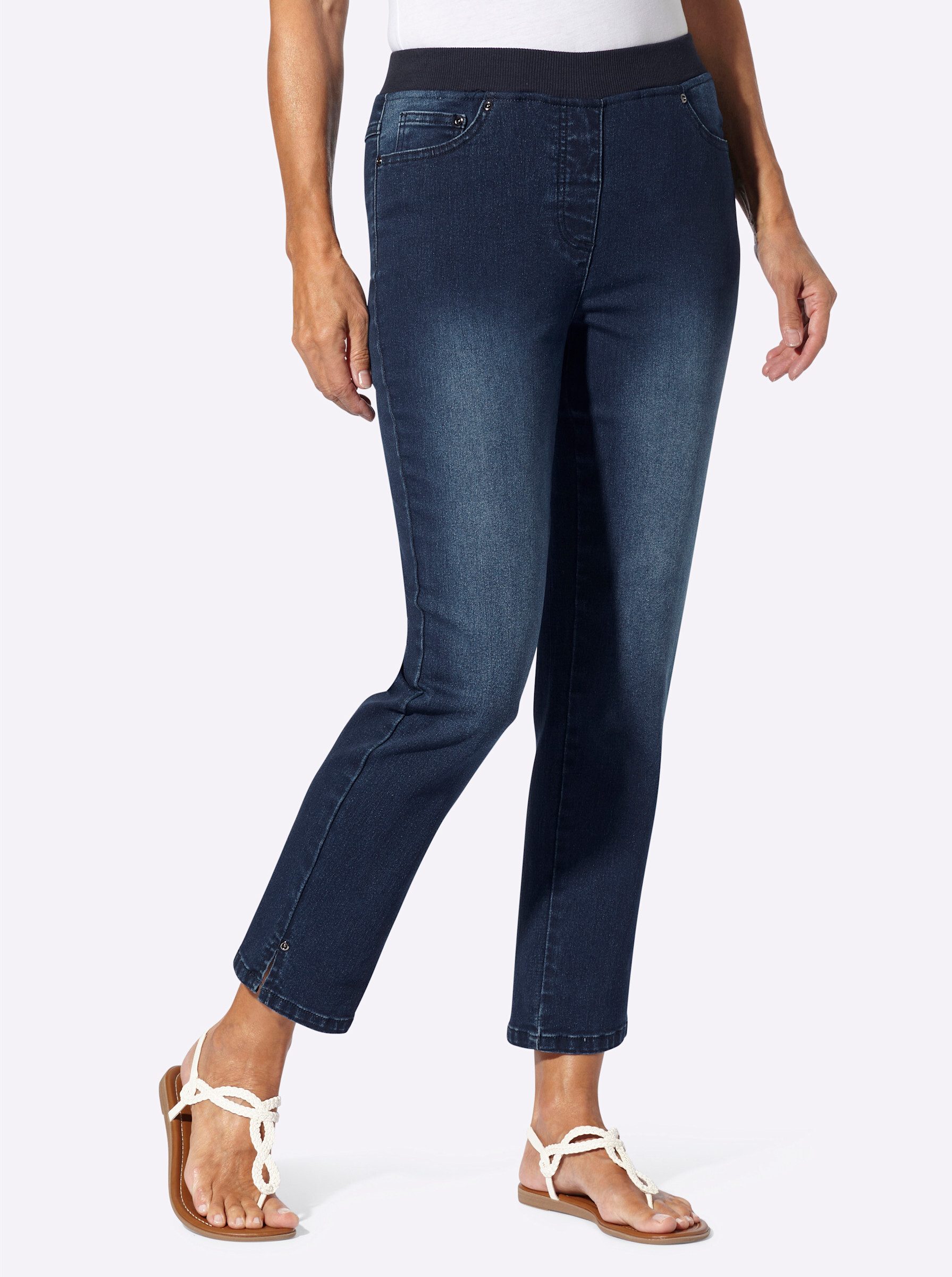 Witt Jeansshorts 7/8-Jeans komfortabel – Bild 3 von 5