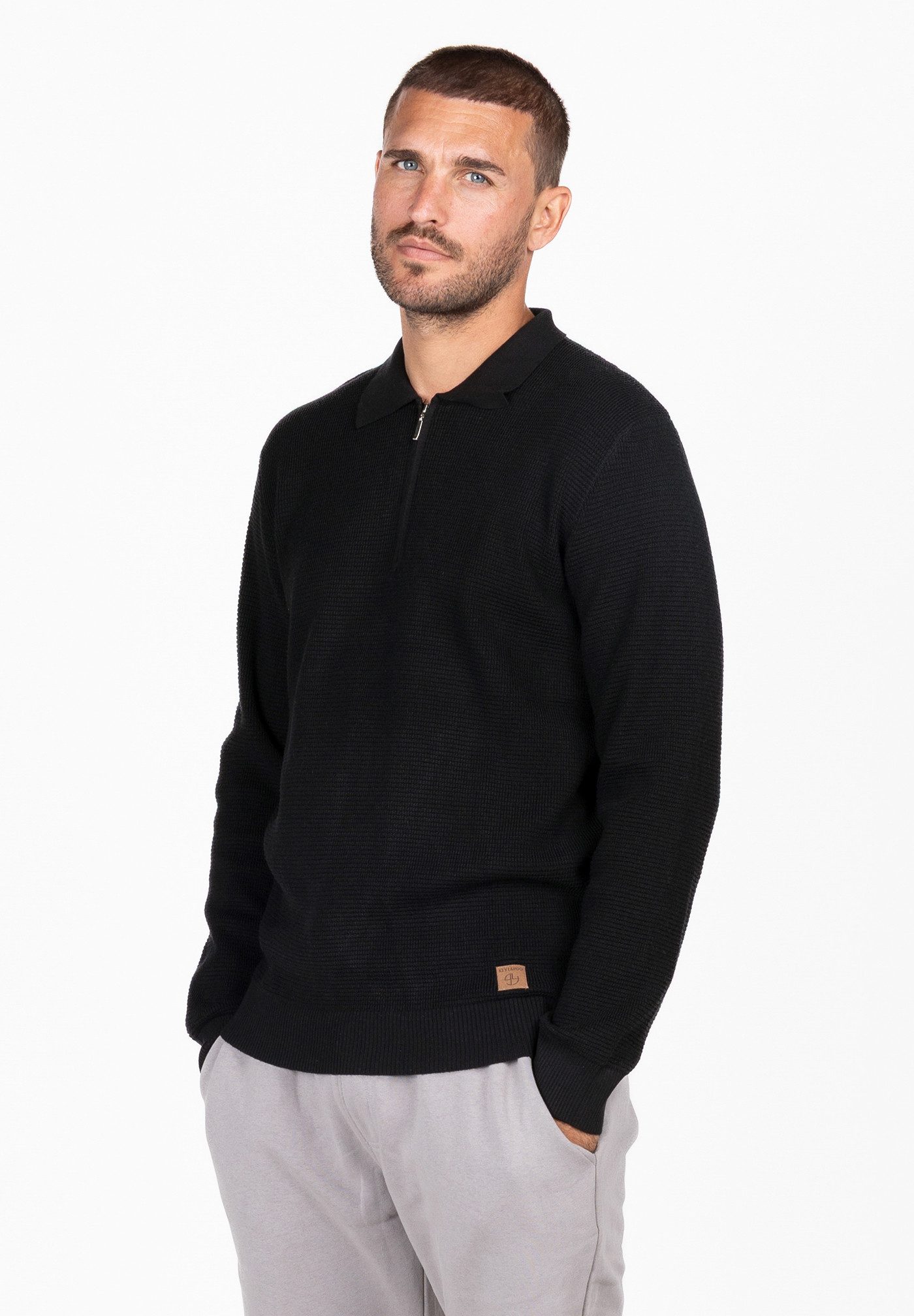 Key Largo Stehkragenpullover MST KLANFIELD polo zip