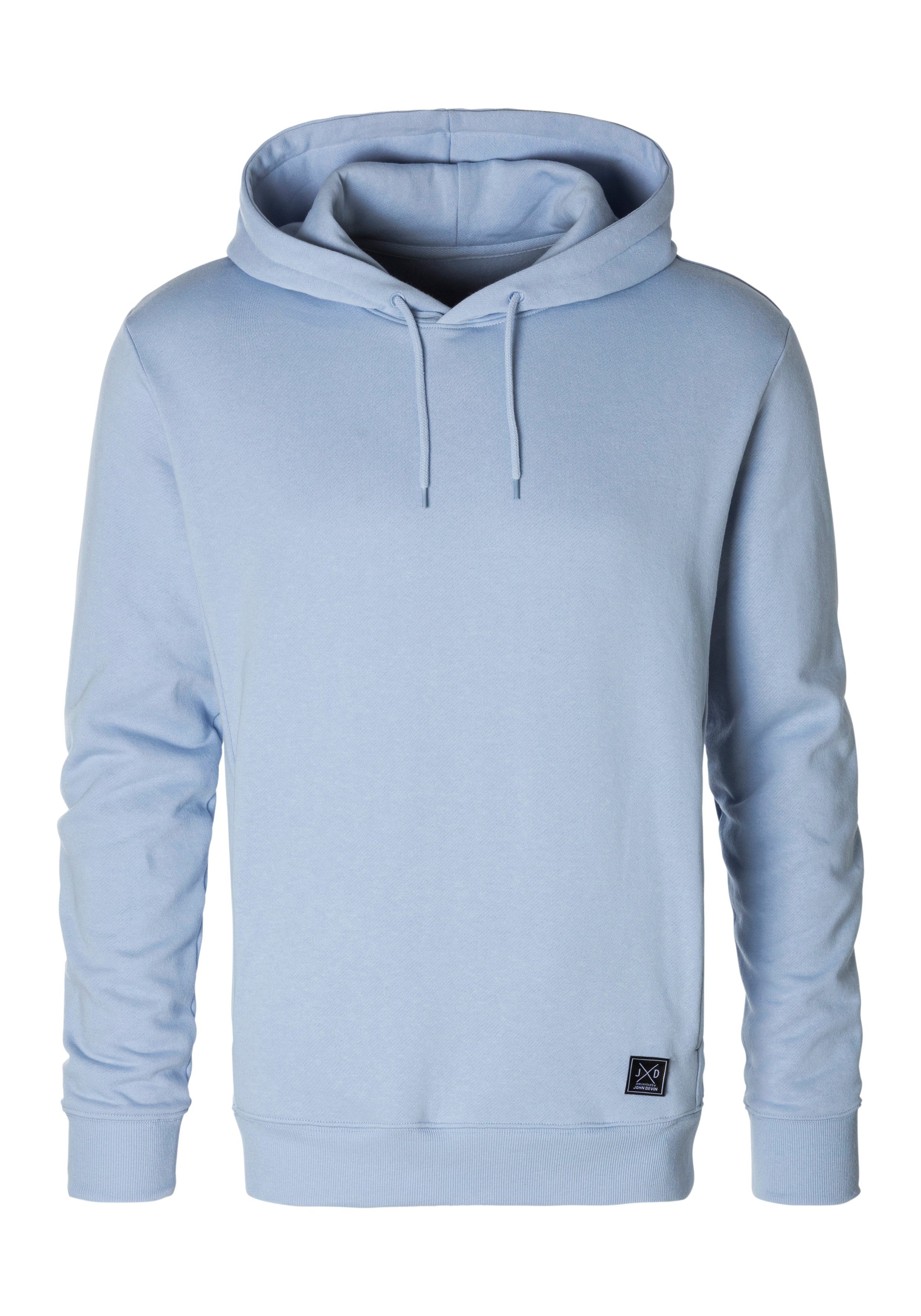 John Devin Hoodie Langarm, Sweatshirt mit Rundhals und Kapuze, Baumwollmischung. € 29,99