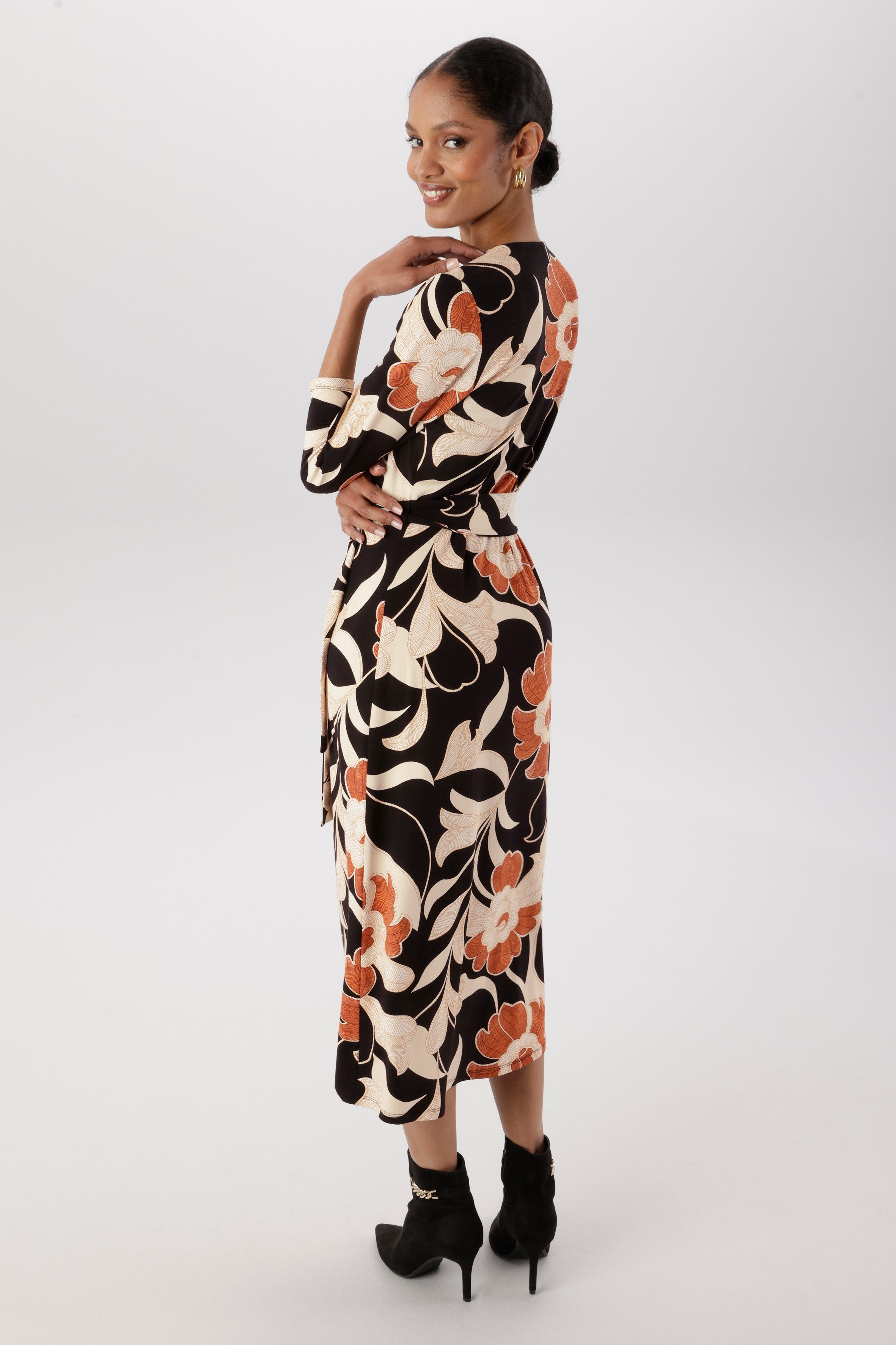 Aniston SELECTED Jerseykleid in femininer Wickel-Optik - NEUE KOLLEKTION