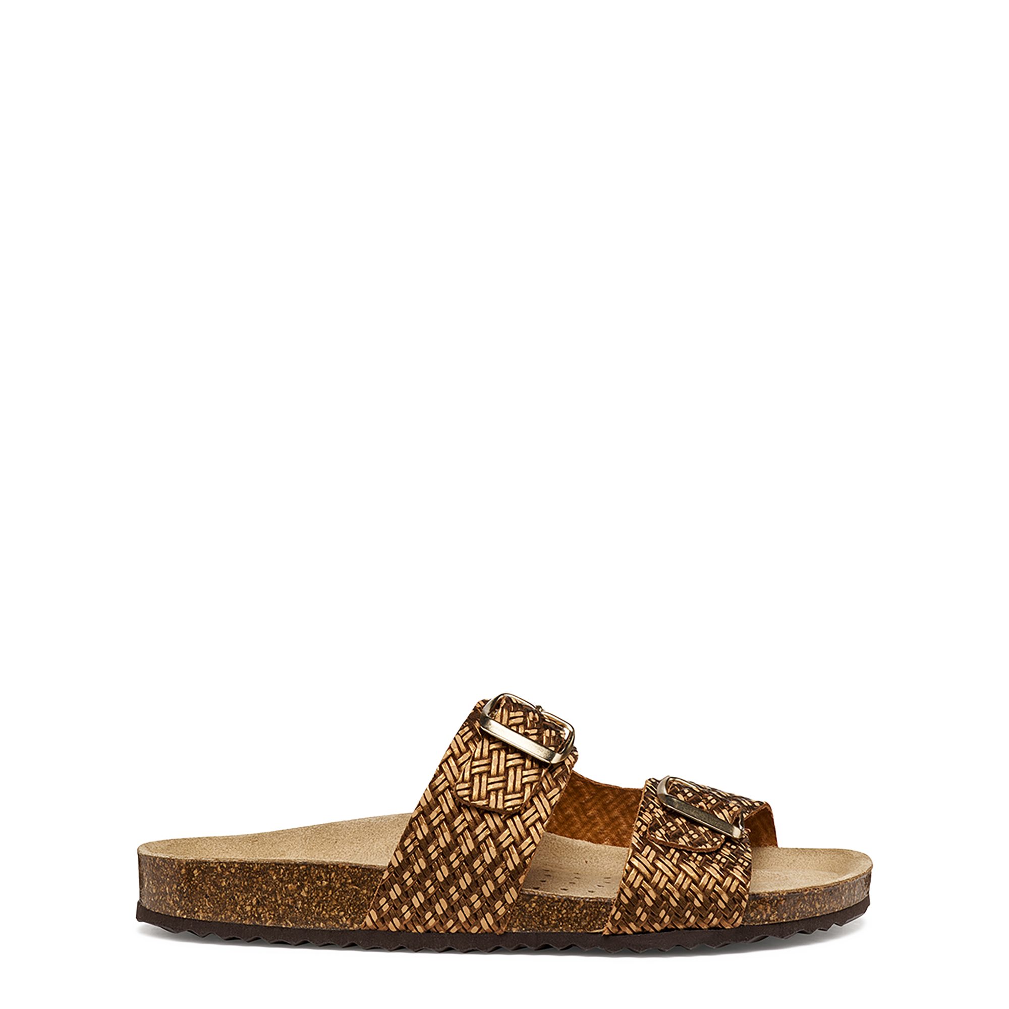 Geox GEOX BRIONIA, Sandaletten, Braun kombiniert, Damen Sandalette