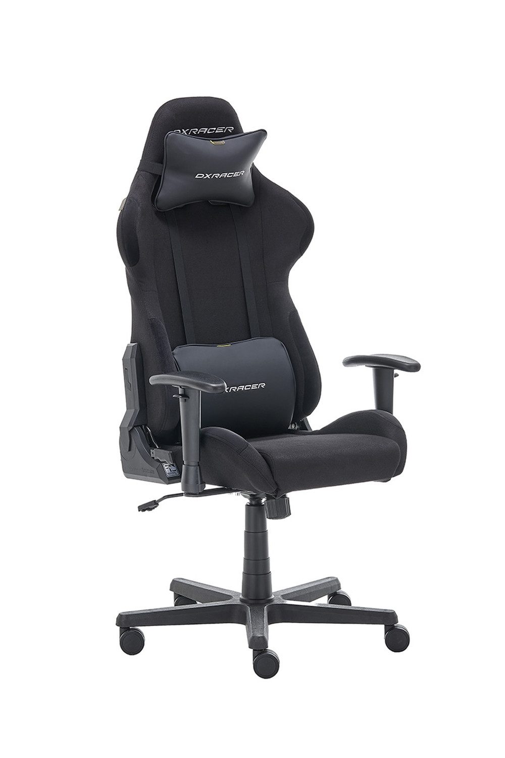 freiraum Gaming-Stuhl DXRACER FORMULA L FD01, Armlehnen, Kopfpolster, Wippfunktion, schwarz - 65x121x65cm (B/H/T)