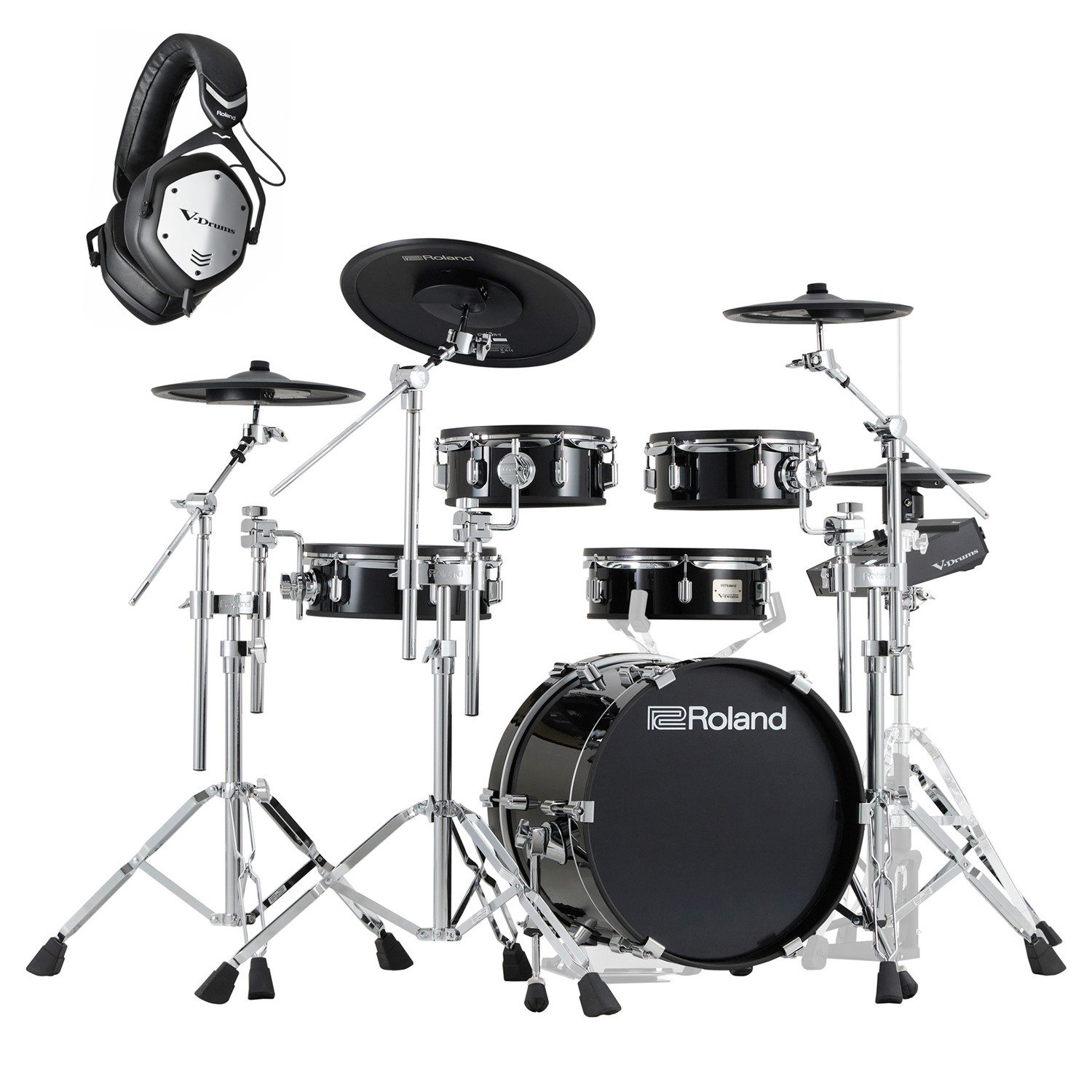 Roland Audio E-Drum Roland E-Drum VAD316 elektronisches Schlagzeug mit Kopfhörer,E-Drum, elektronisch