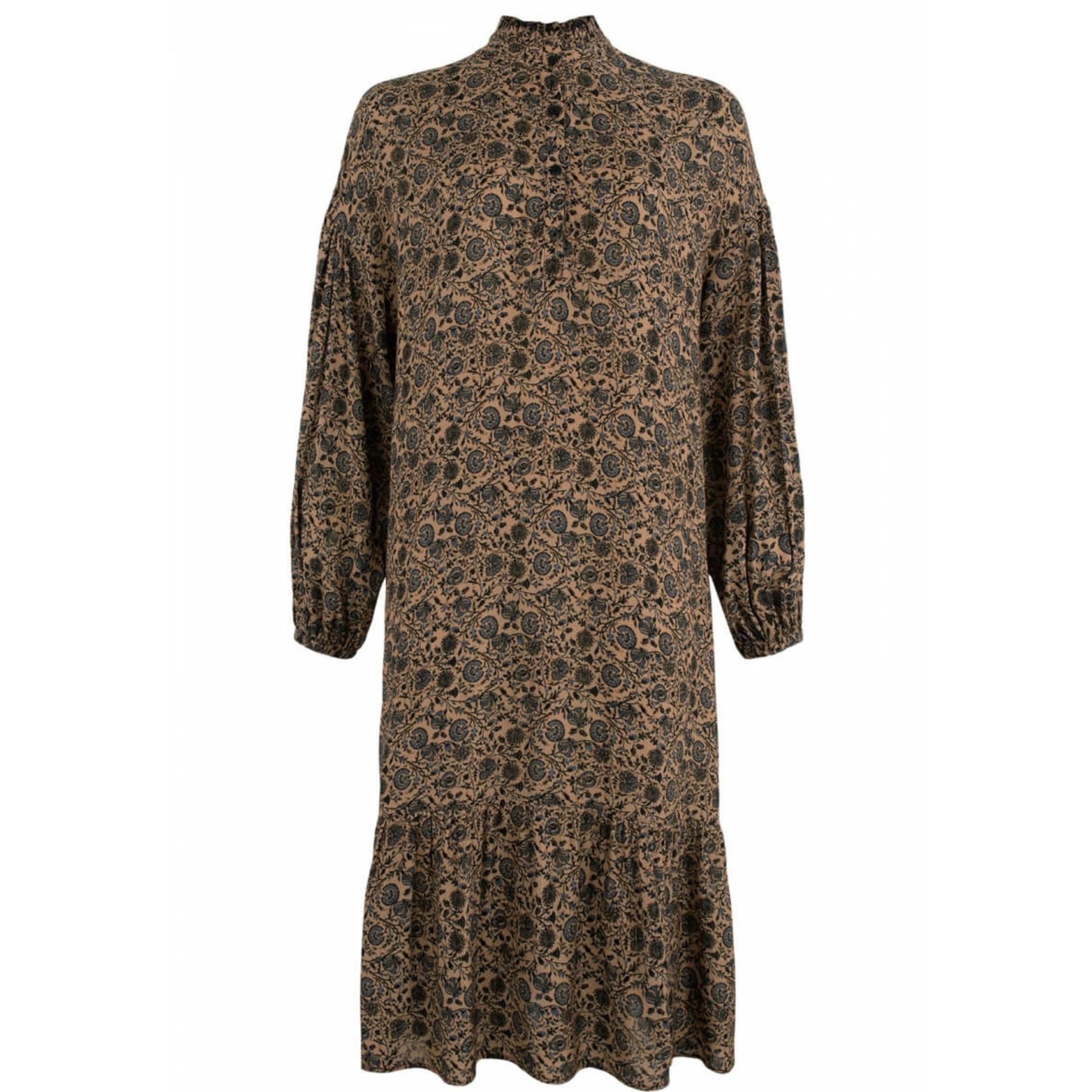 Volantkleid Rosali Dress Hängerkleid mit Muster und Glitzerfaden