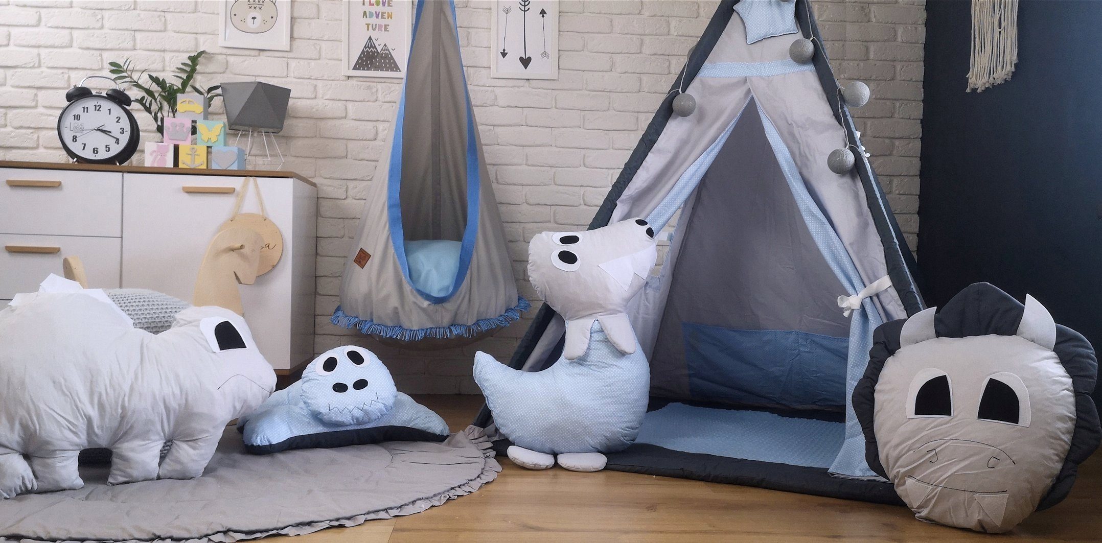 Pamek Nestschaukel Hängecocon mit Sitzkissen Hänhehöhle Kinderschaukel Hängesessel, Sitzkissen 62 cm Durchmesser.