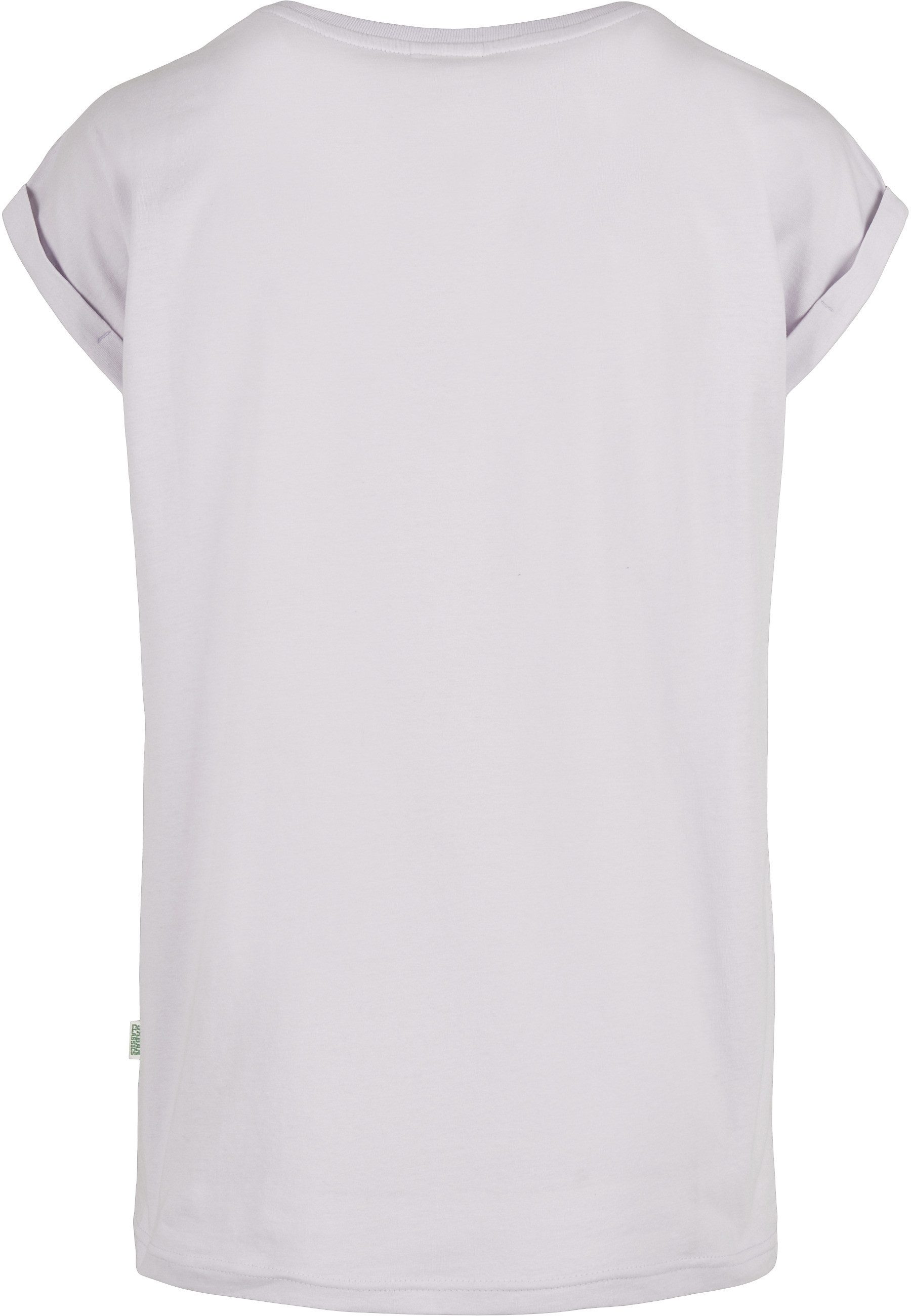 URBAN CLASSICS Kurzarmshirt Urban Classics Damen Ladies Organic Extended Shoulder Tee (1-tlg)