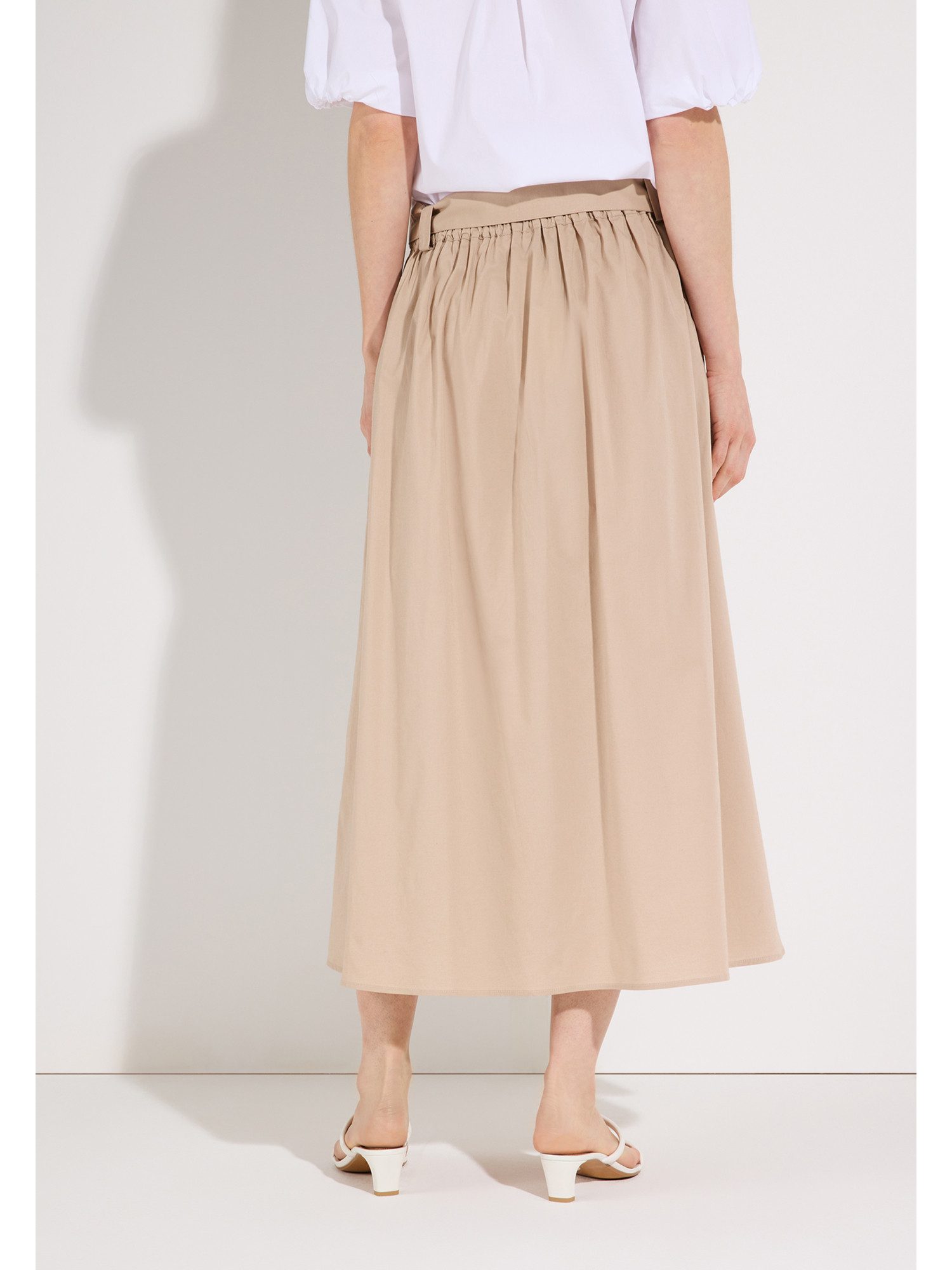 MORE&MORE A-Linien-Rock weit ausgestellter Midirock