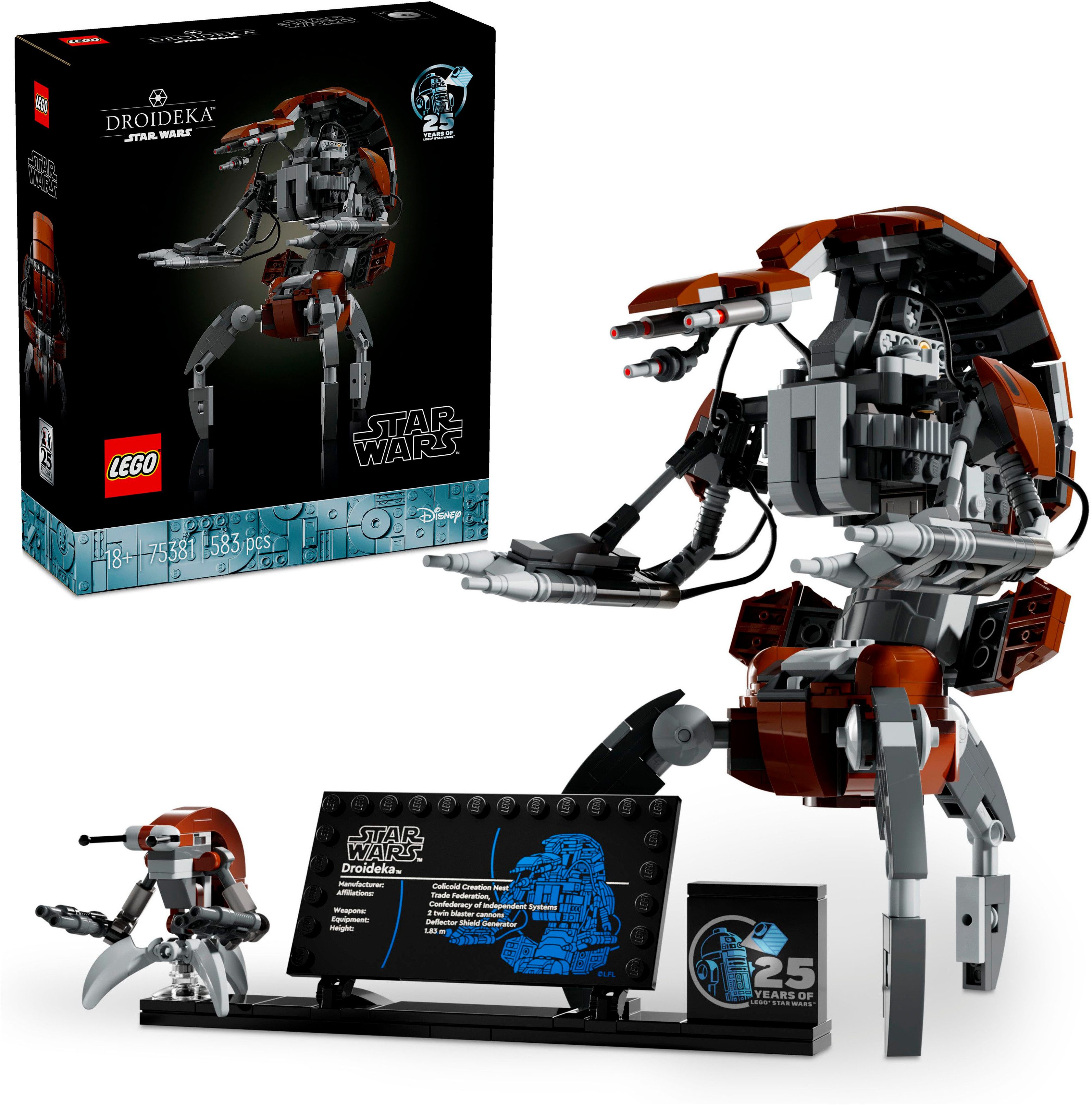 LEGO® Konstruktionsspielsteine Droideka™ (75381), LEGO Star Wars TM, (583 St)