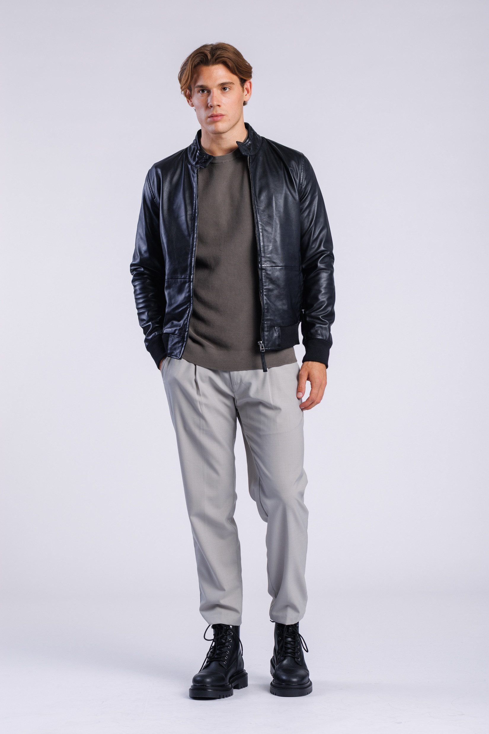 Freaky Nation Lederjacke Fenno-FN SSW