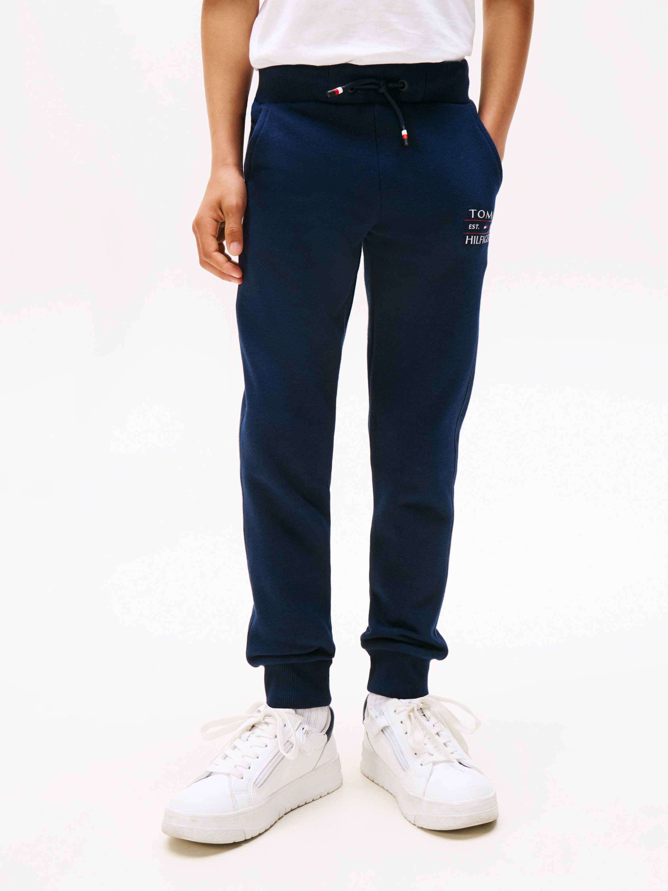 Tommy Hilfiger Sweathose TOMMY FLAG HILFIGER SWEATPANT mit Tunnelzug, Logo