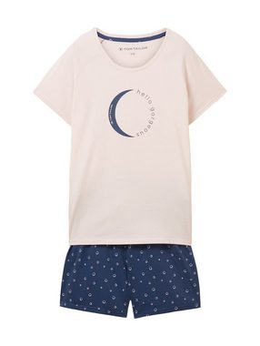 TOM TAILOR Pyjama Kurz-Pyjama mit Print