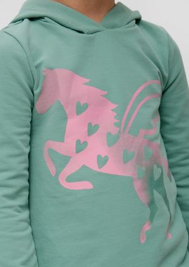 s.Oliver Sweatshirt Sweatshirt mit Layering-Detail Layering