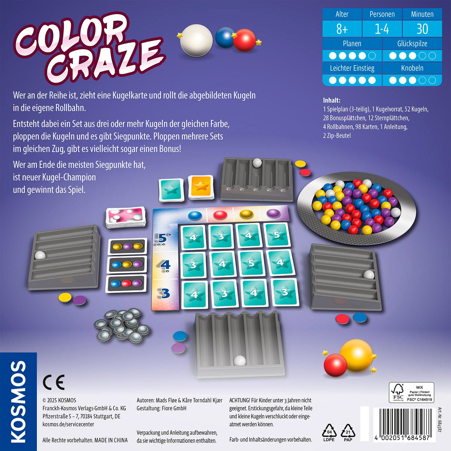 Kosmos Spiel Color Craze