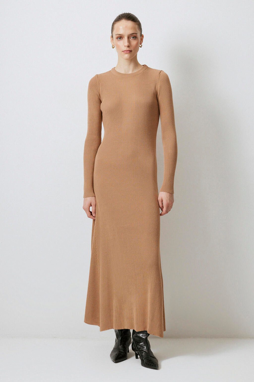 touche prive Maxikleid KLEID AUS RIPPSTRICK