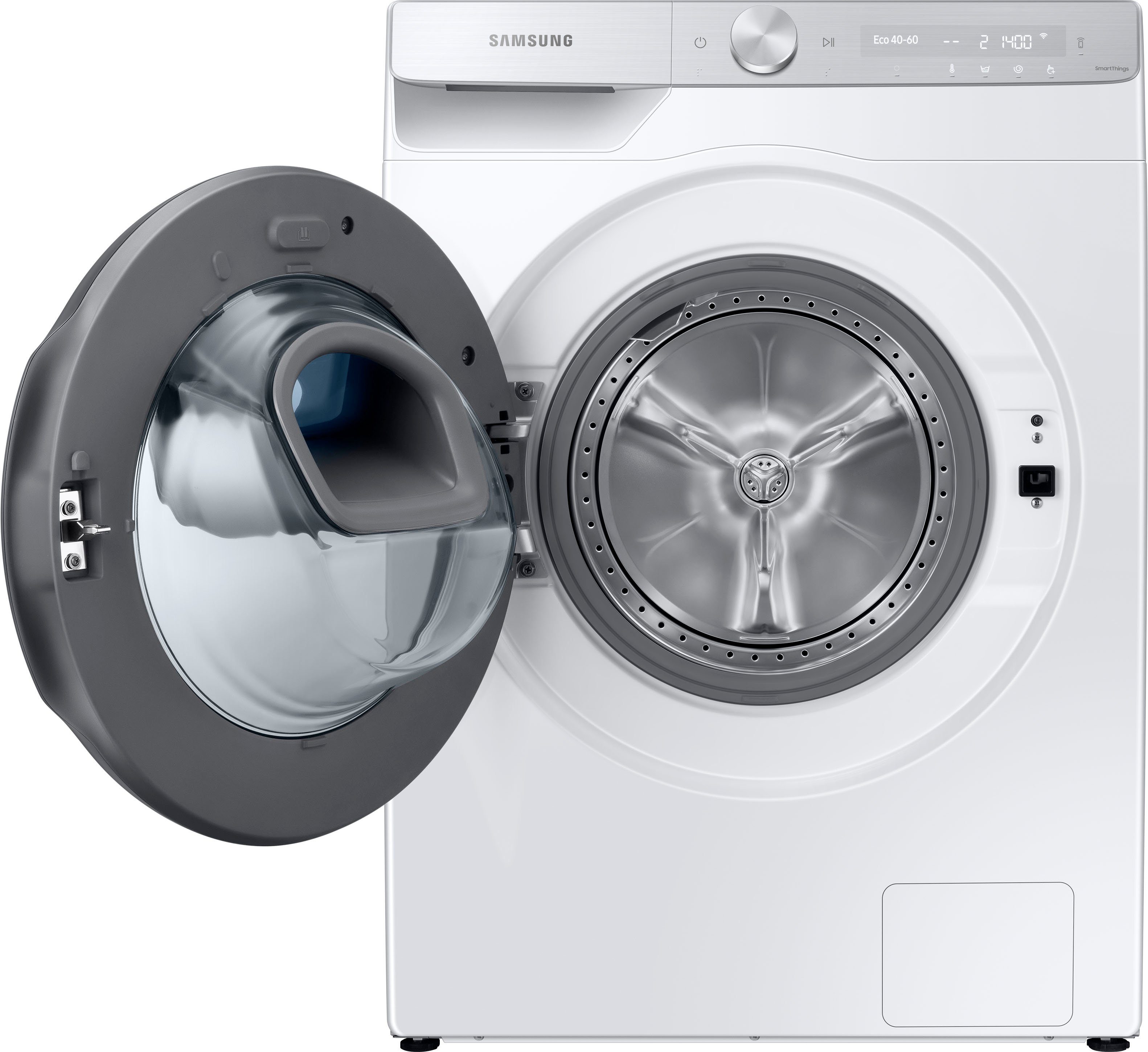 QuickDrive™ U/min, 9 1600 Waschmaschine Samsung kg, WW9800T WW91T986ASH,
