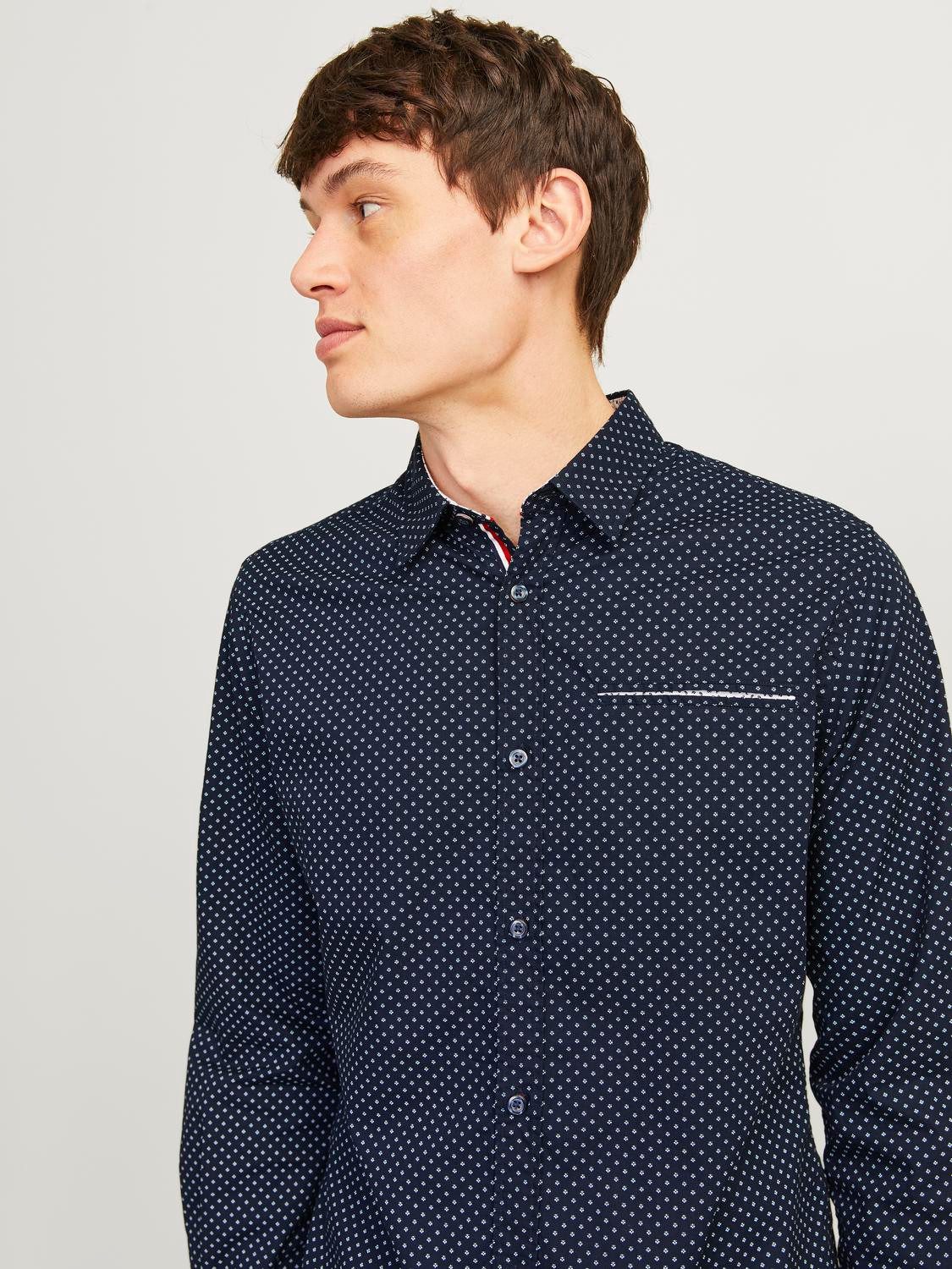 Jack & Jones Langarmhemd JJEREMY DETAIL SHIRT LS NOOS günstig online kaufen