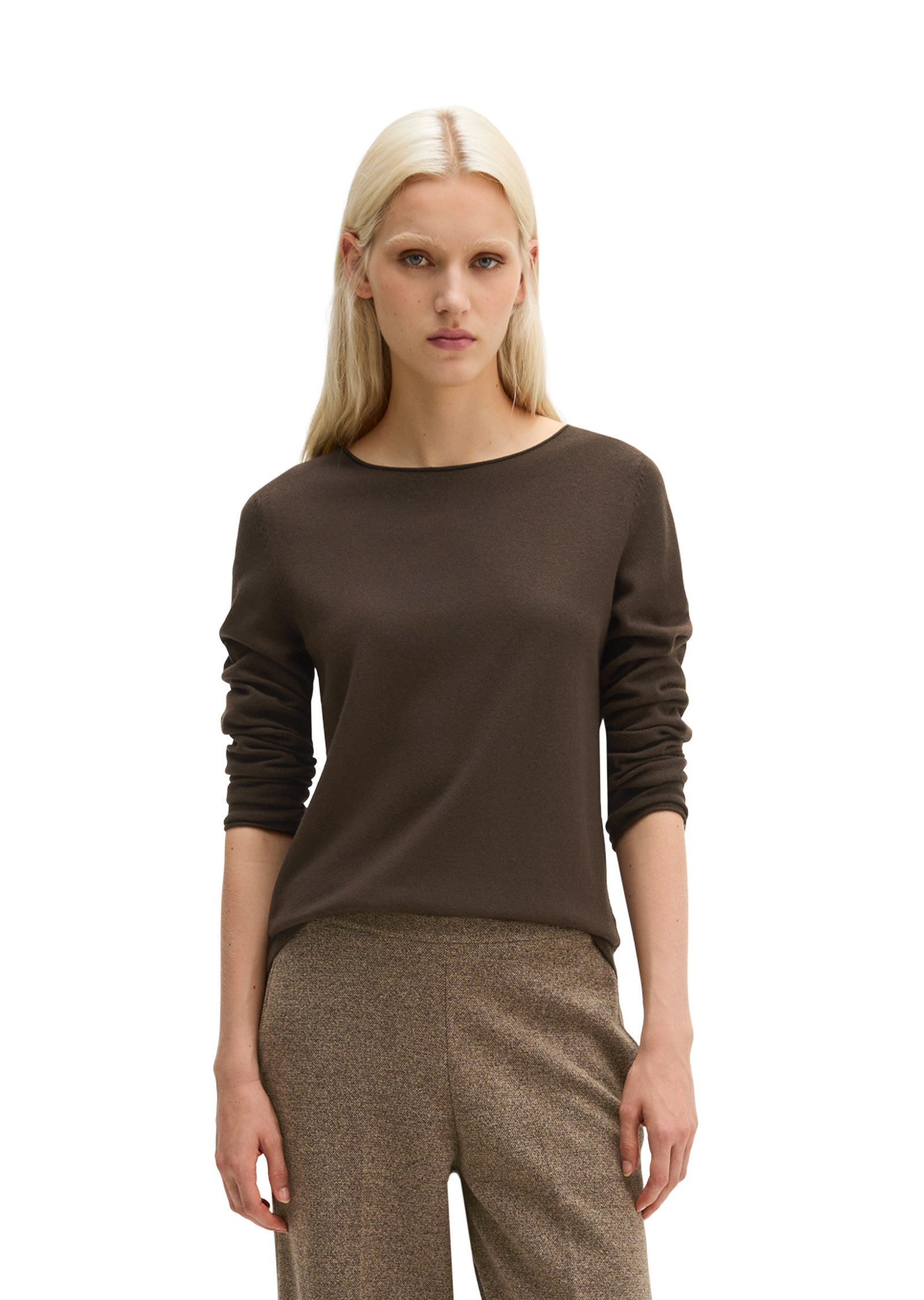 Marc O'Polo Strickpullover aus softem Schurwolle-Mix