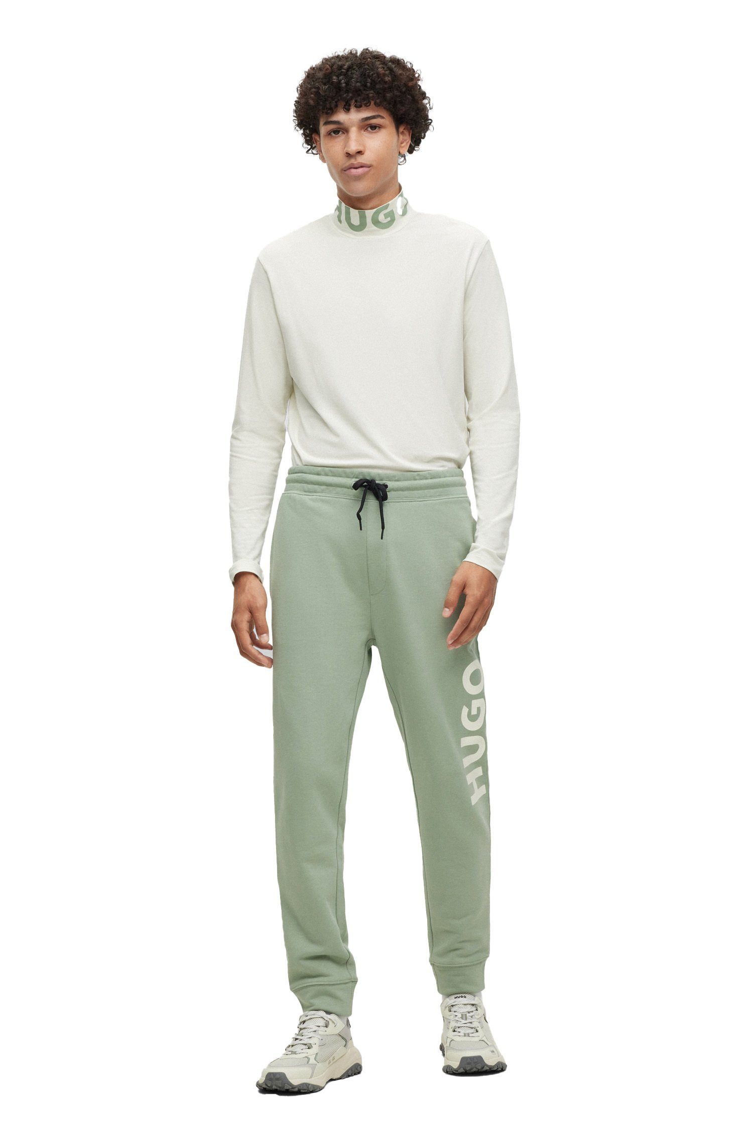 - Dutschi, Grün Hose Green) HUGO Herren lang (Pastel Jogginghose, Jogginghose French