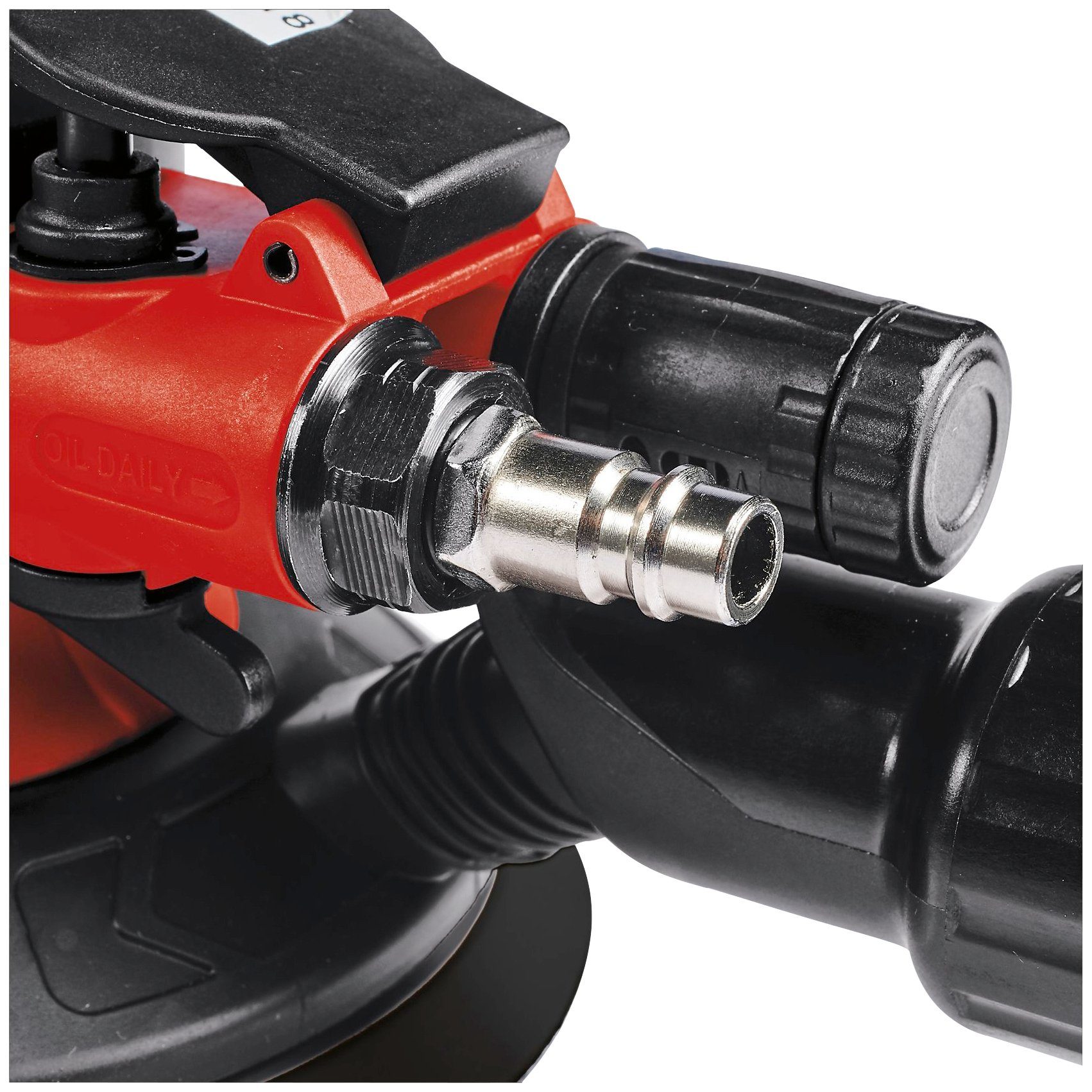 Einhell Exzenterschleifer TC-PE 150, 10500 U/min, (4 tlg),  Vibrationsdämpfender Handgriff für angenehmes Arbeiten