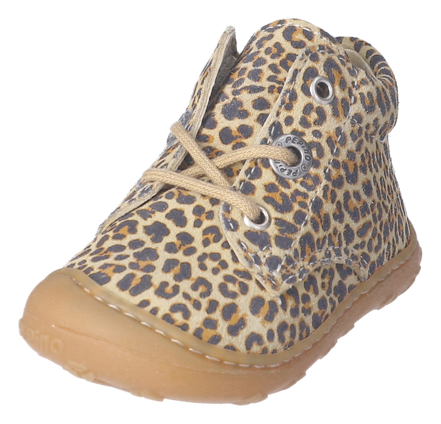 PEPINO by RICOSTA DOTS WMS: Mittel Lauflernschuh, Schnürschuh m. WMS-System, Leder,Print, Größenschablone zum Download