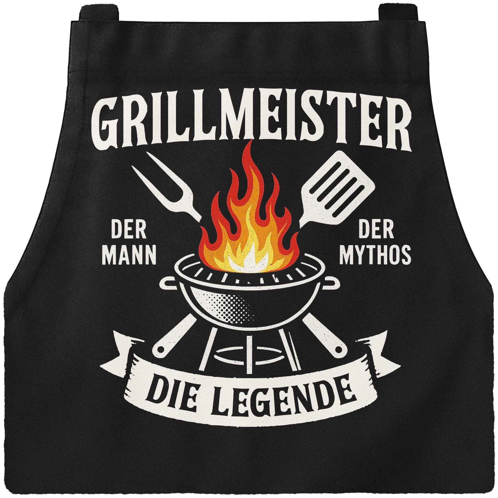 MoonWorks Grillschürze Grillschürze für Männer – Grillmeister Spruch „Der M günstig online kaufen