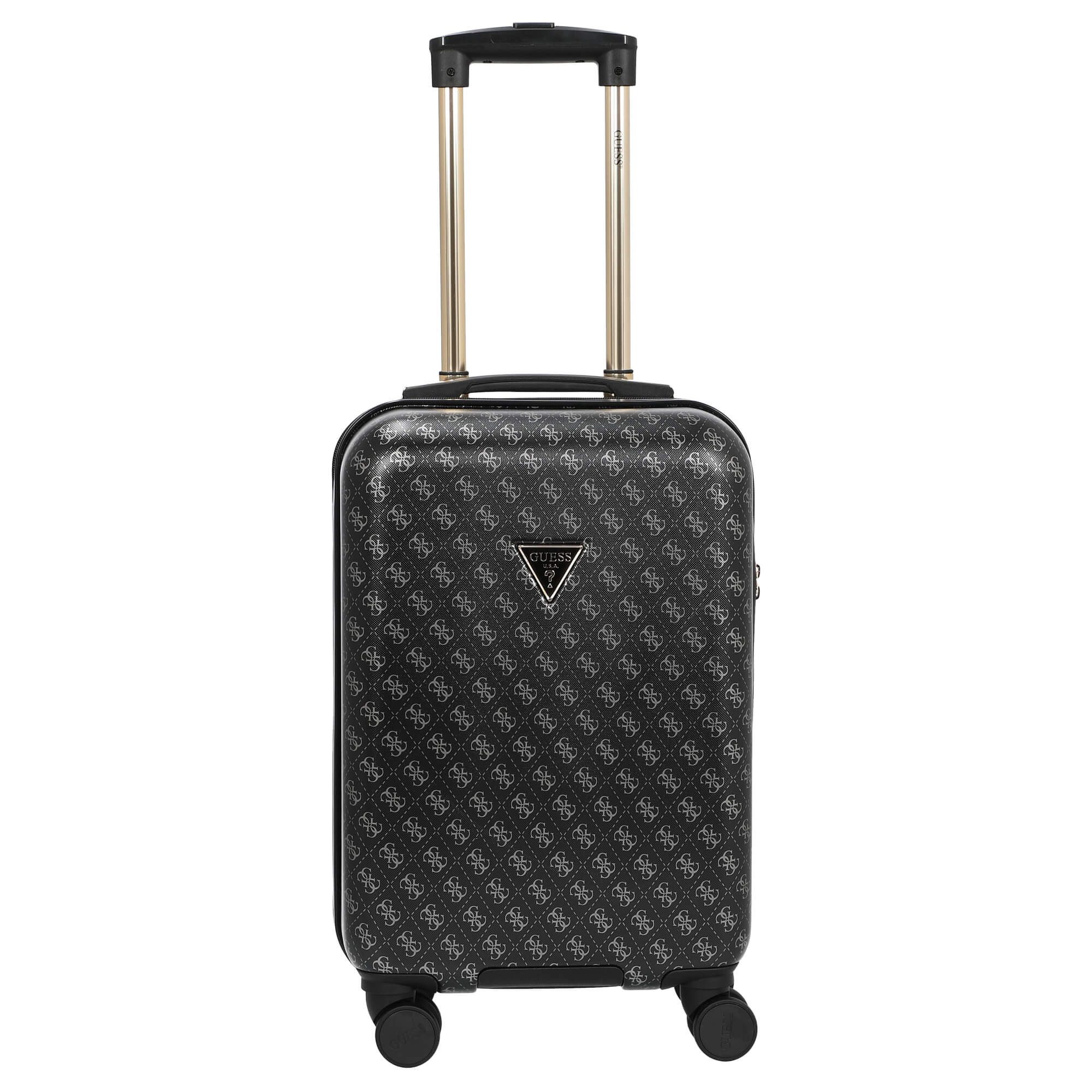 Guess Handgepäck-Trolley Jesco 18 IN - 4-Rollen-Kabinentrolley 54 cm S (coal), 4 Rollen Rollen