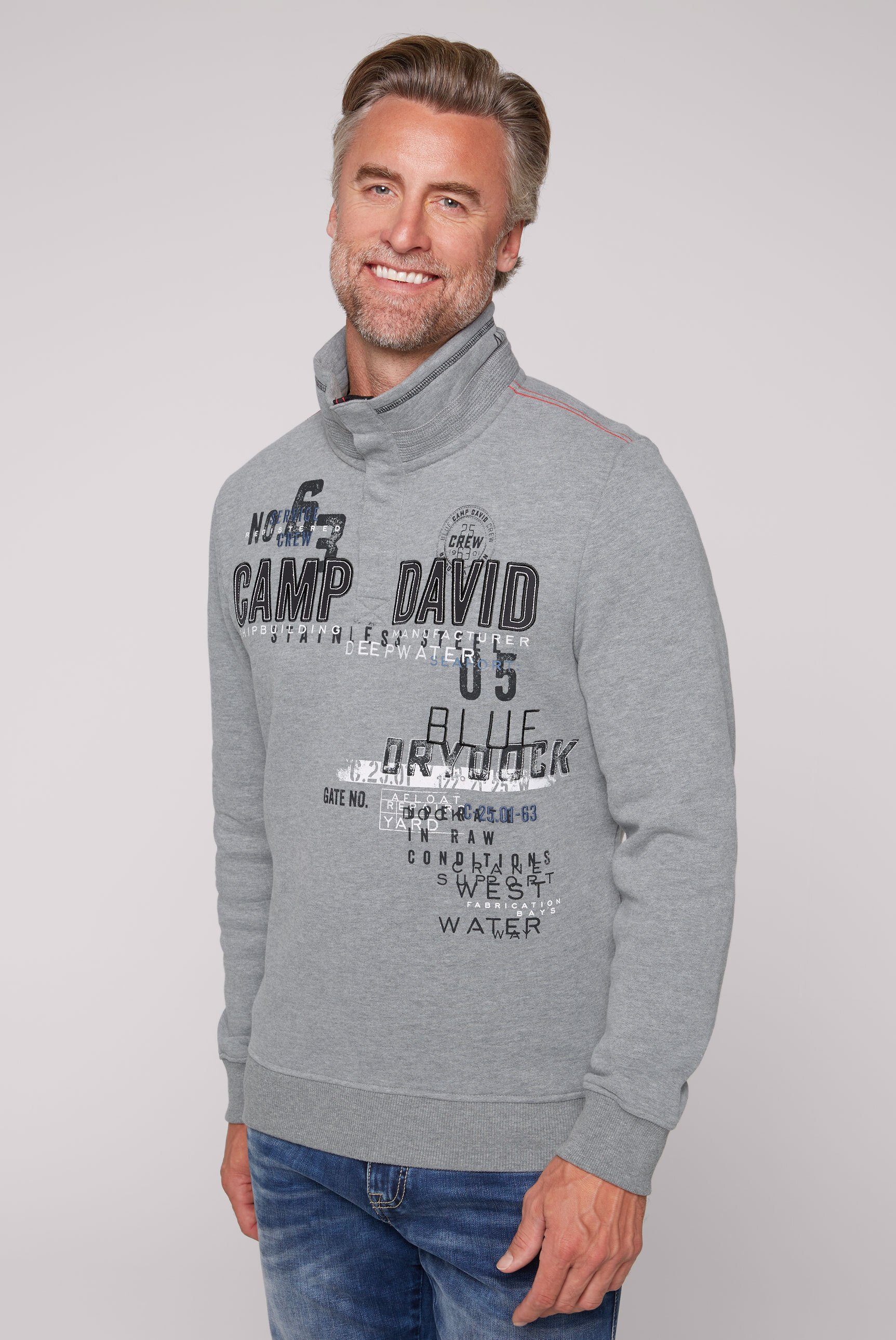 CAMP DAVID Sweatshirt (1-tlg), Stehkragen online kaufen | OTTO