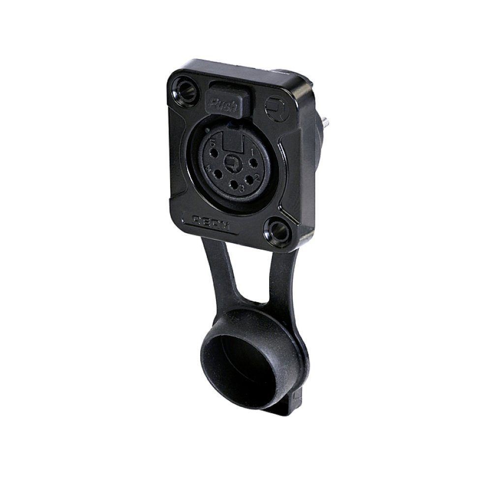Rean AV RRX5F-Z-001-1 XLR-Steckverbinder Buchse, Einbau Polzahl: 5 1 Audio- & Video-Adapter