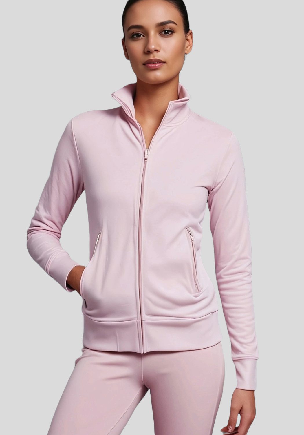 Sweatjacke Jacket Stand-Up Collar