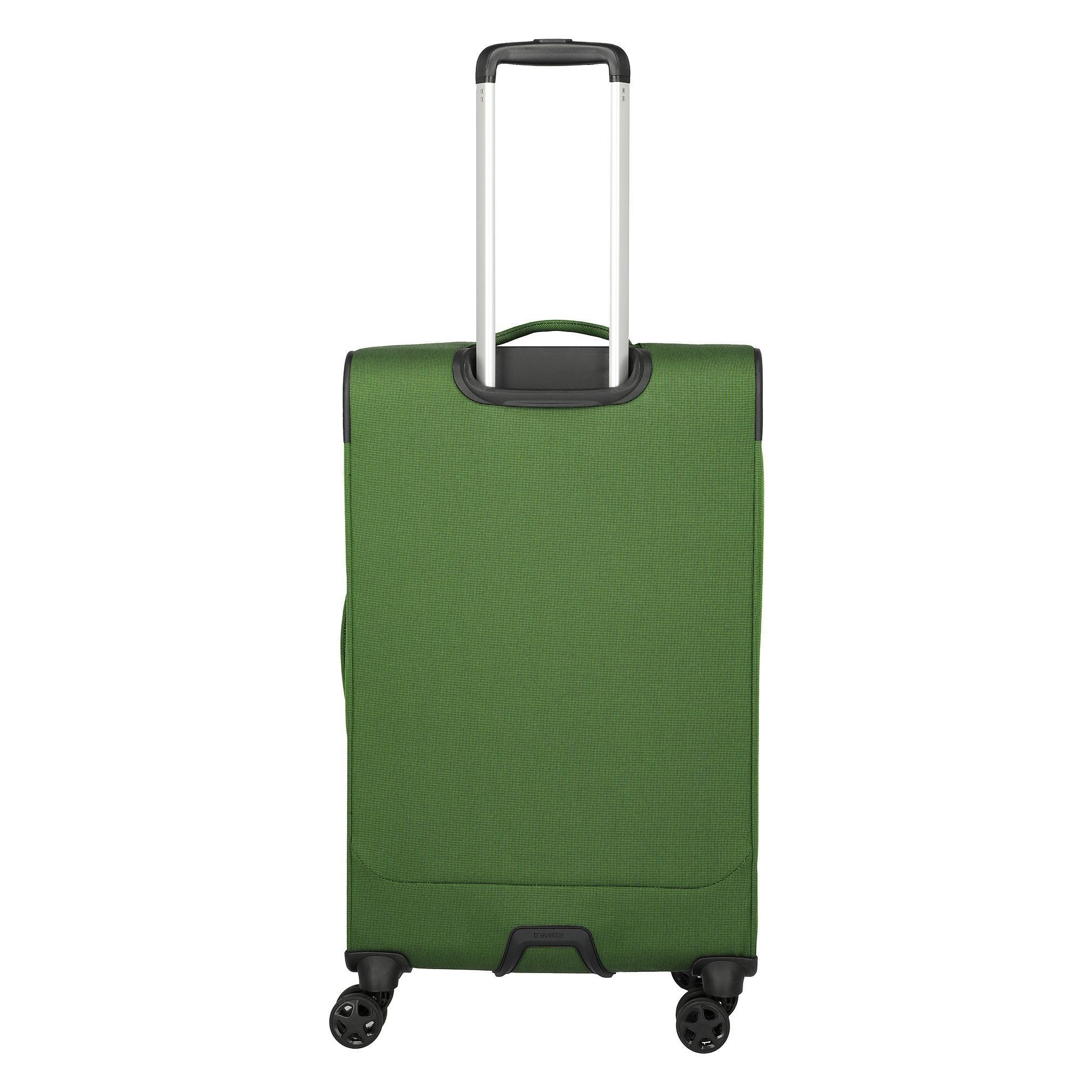 travelite Trolleyset Cubis, 4 Rollen, (5-teilig, 5 tlg), Polyester