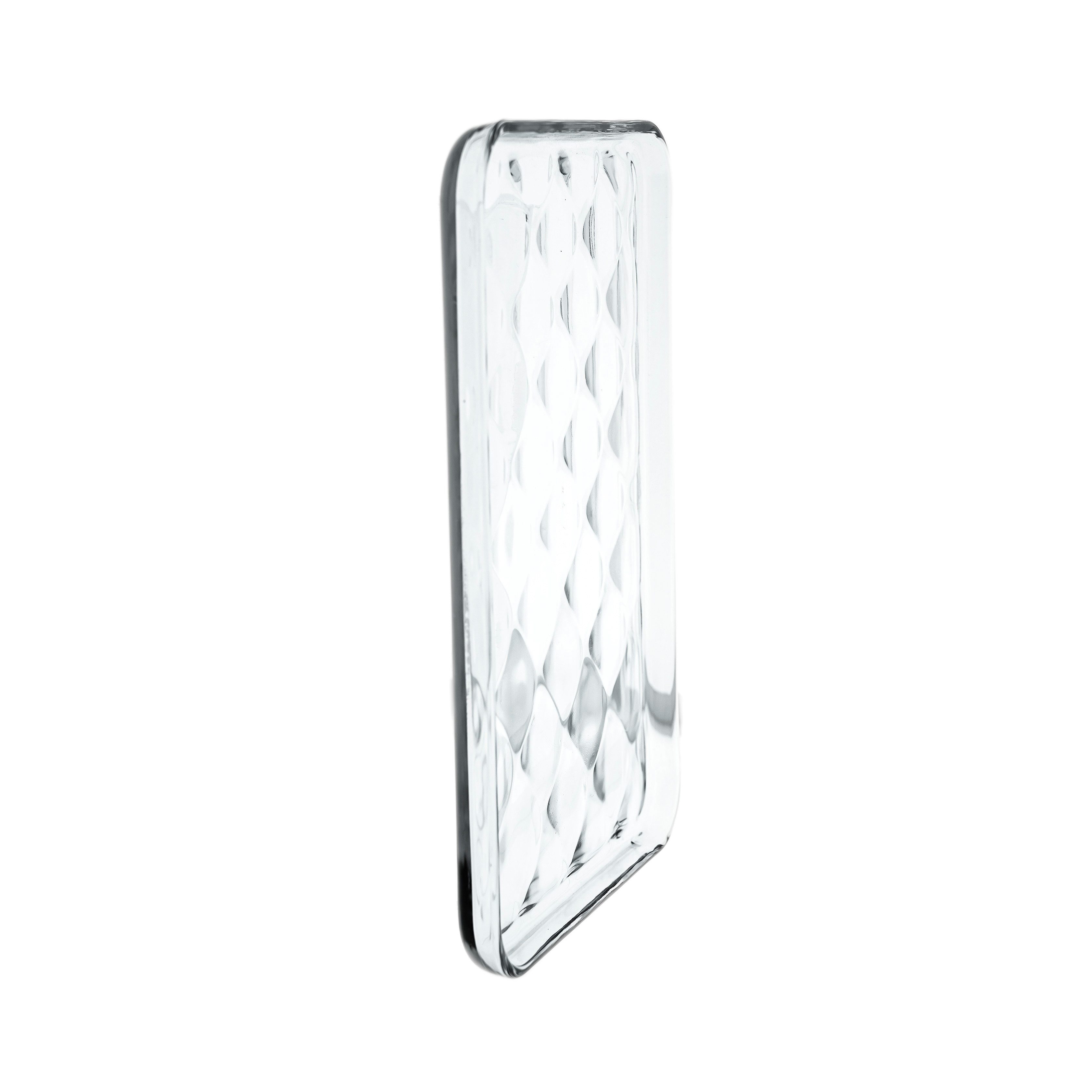 Pasabahce Servierplatte 590066 Borcam, Borosilikatglas, (1-tlg), aus Borosilikatglas 1025 ml, 33,5 x 24,5 x 2 cm